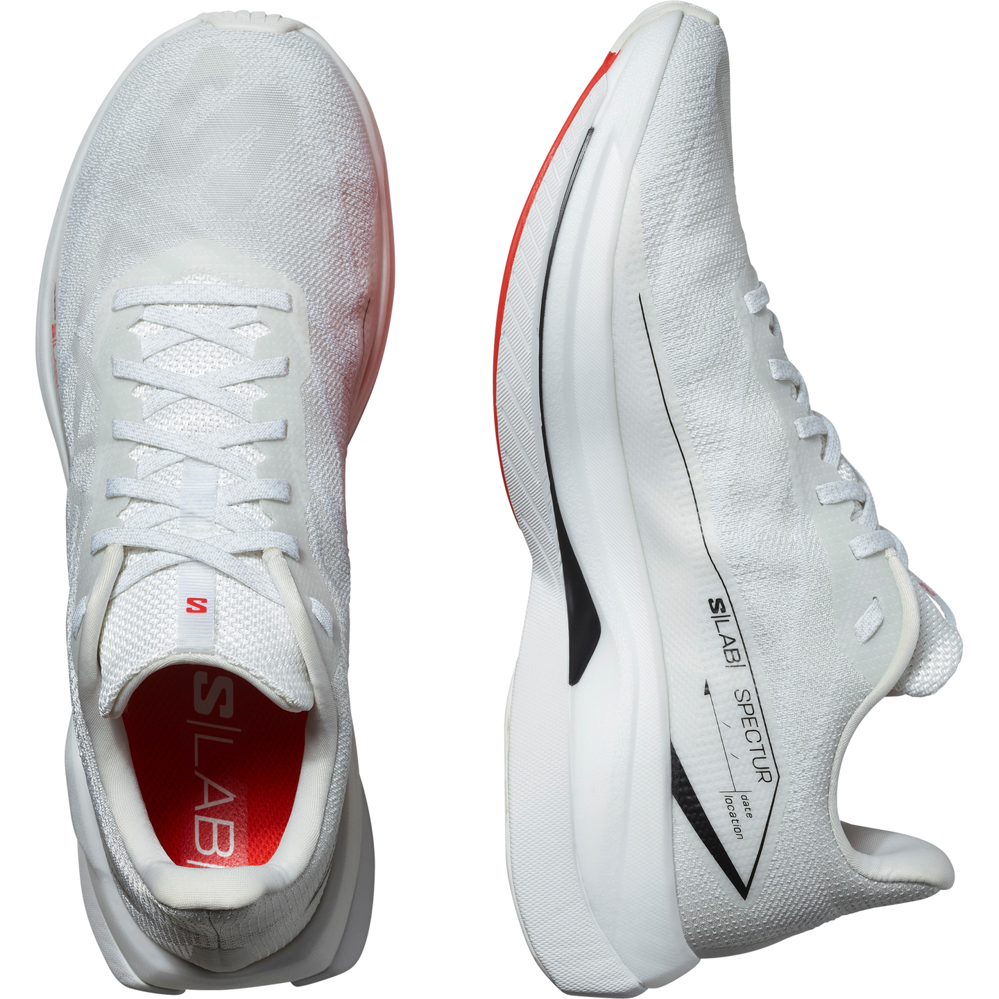 Кроссовки Salomon S/LAB Spectur, цвет: Белый / Красный — фото 2