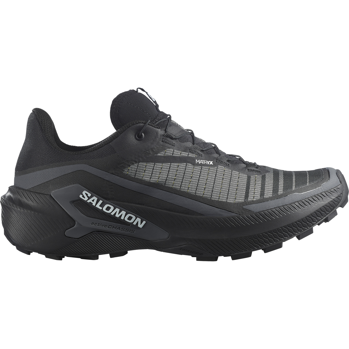 Кроссовки Salomon Genesis 2 Wide, цвет: Чёрный / Белый — фото 1