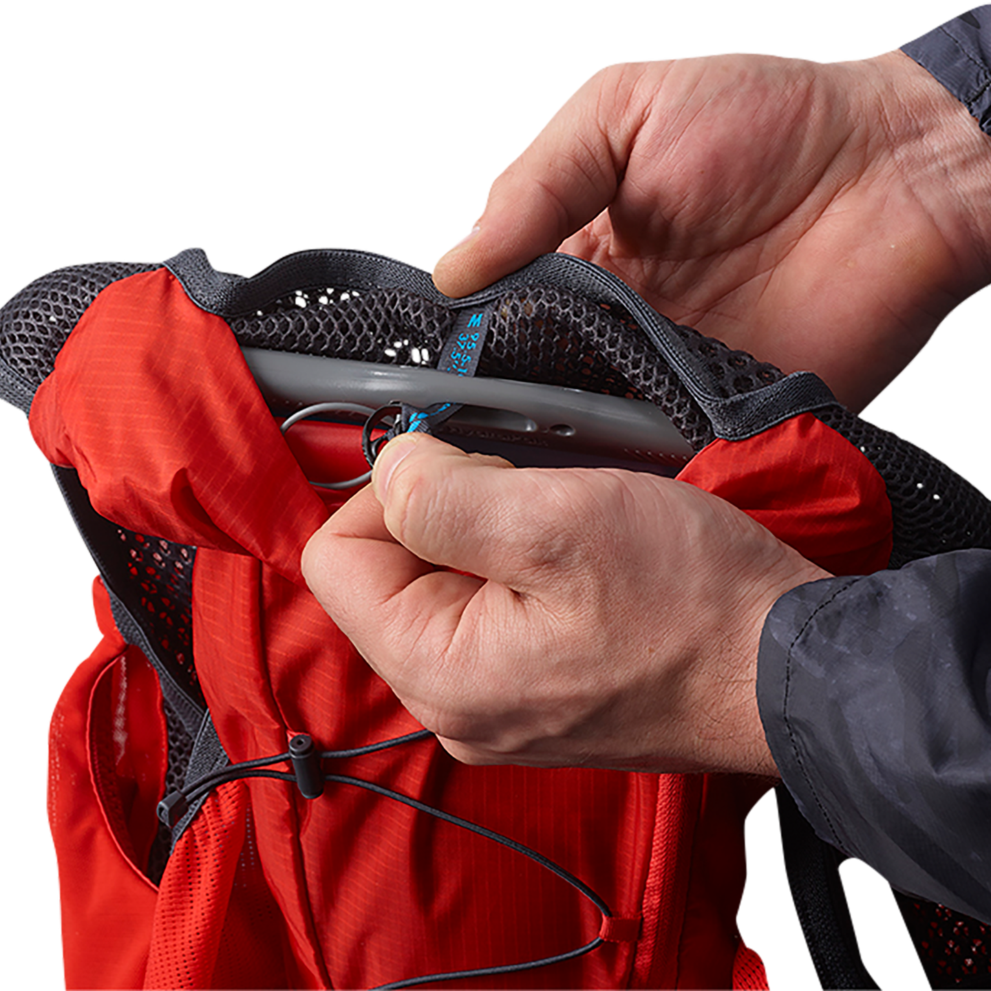 Сумка Salomon Soft Reservoir 1.5L, цвет: Прозрачный синий — фото 6