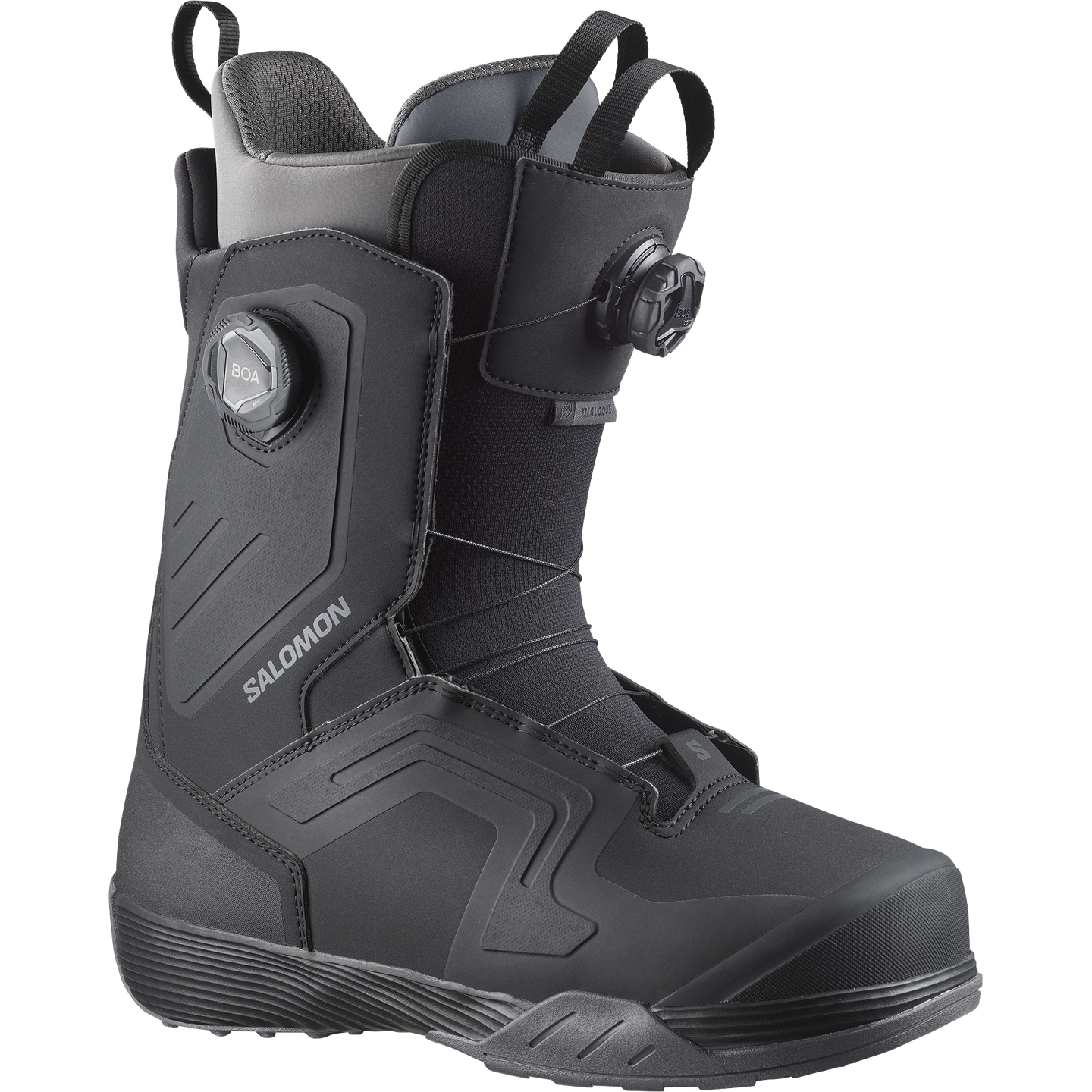 Мужская обувь Salomon Dialogue Dual Boa, цвет: Чёрный / Асфальтовый — фото 1