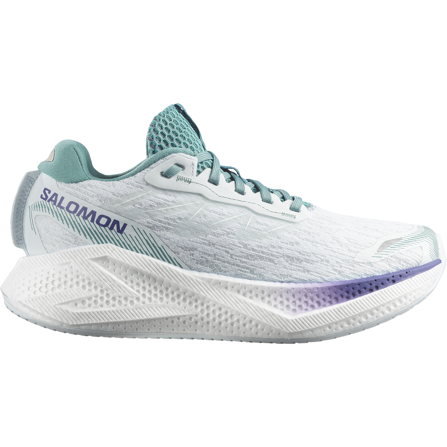 Женские кроссовки Salomon Aero Glide 4, цвет: Белый / Синий — фото 1
