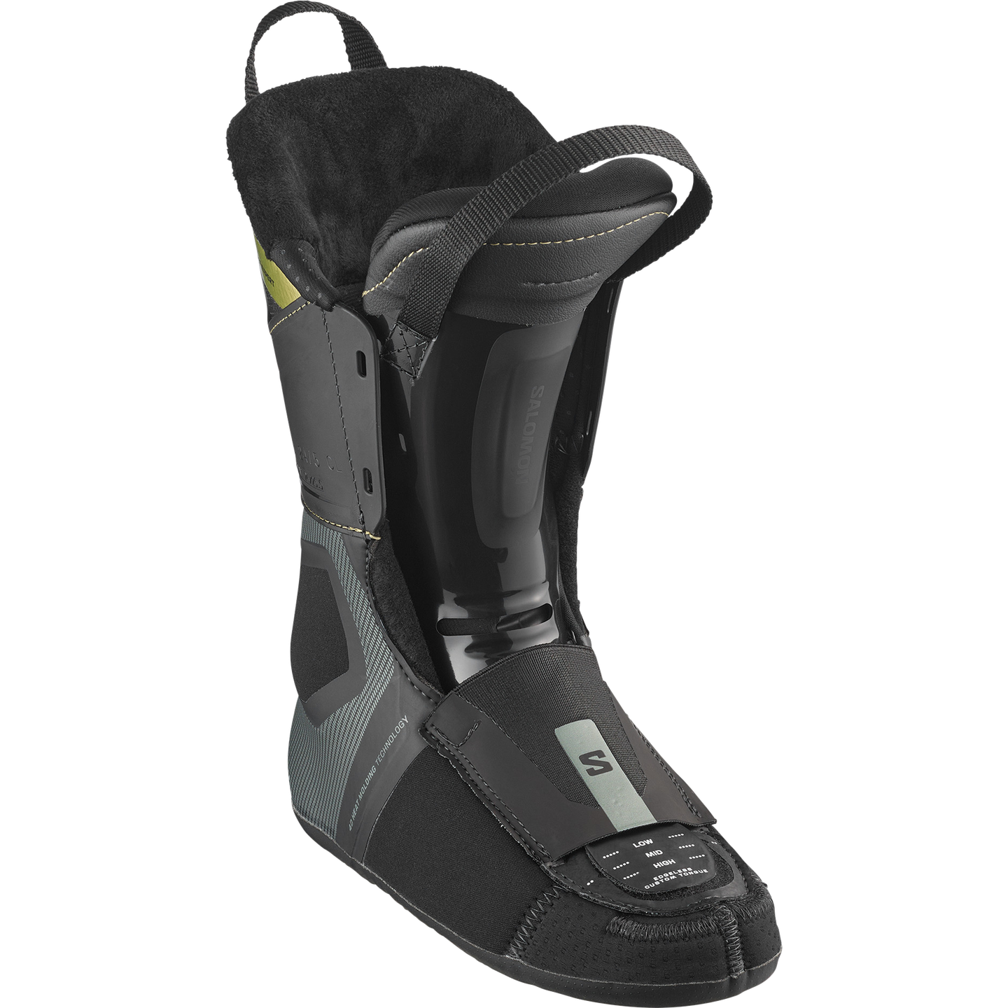 Женские горнолыжные ботинки Salomon S/Pro Supra D Boa 105, цвет: Чёрный / Берёзовый — фото 1