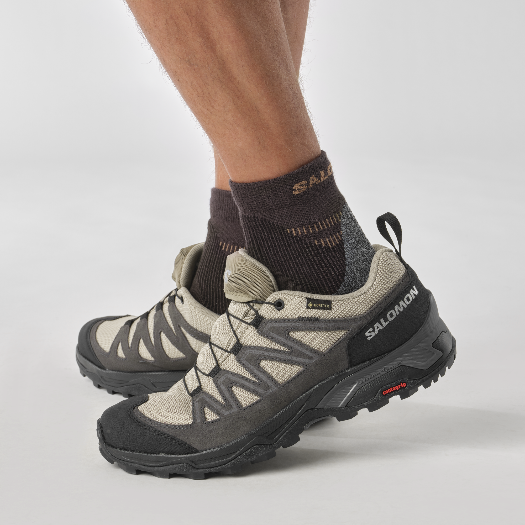 X WARD Leather GORE-TEX Hiking & backpacking shoes - Men | Salomon