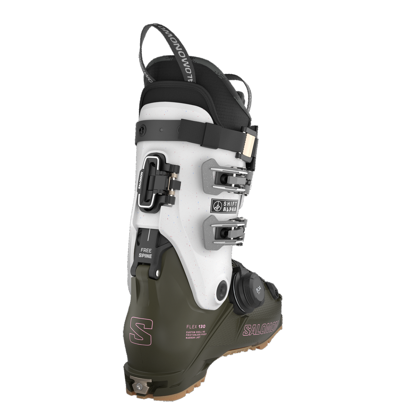Мужские горнолыжные ботинки Salomon Shift Alpha Boa® 130, цвет: Фиолетовый / Серый — фото 2