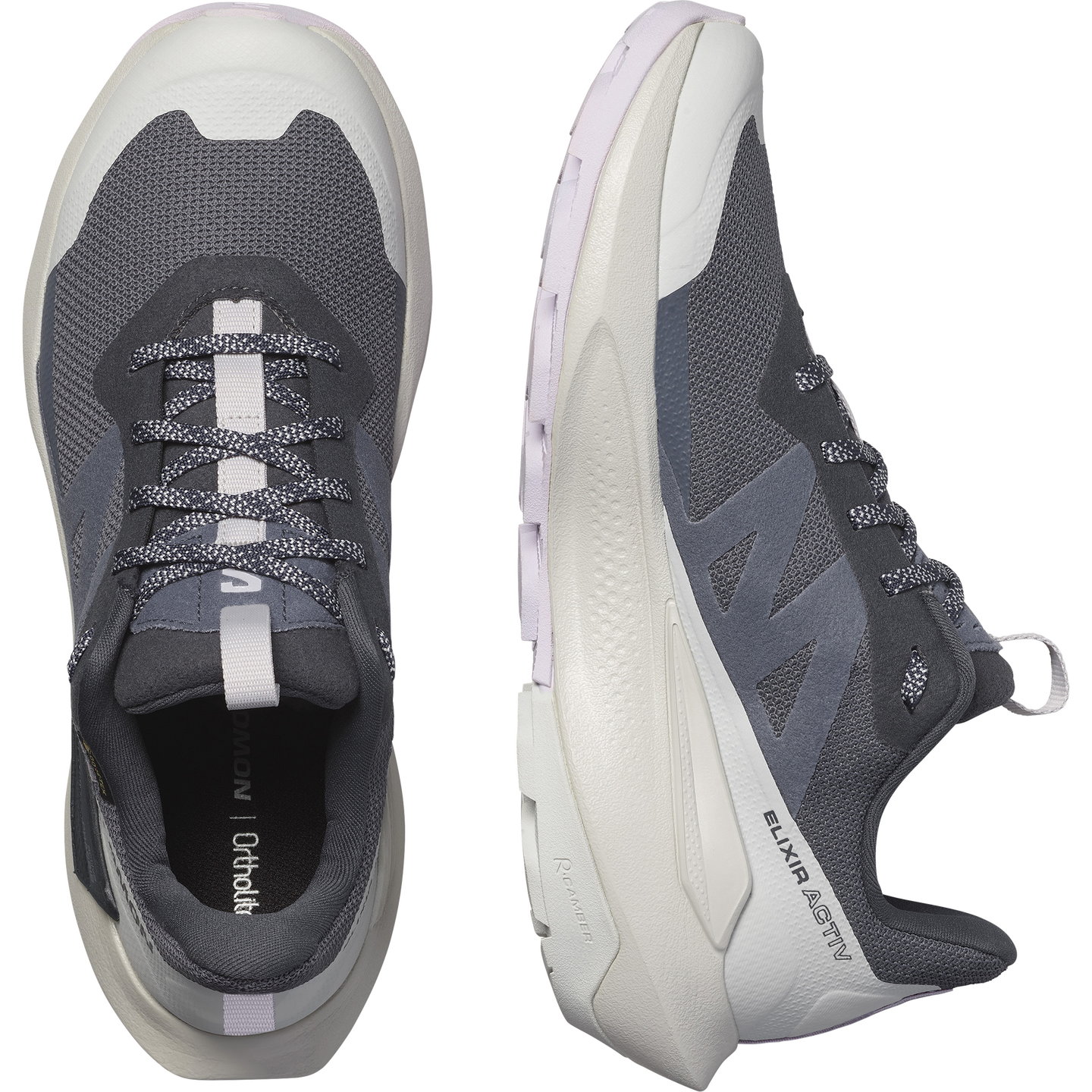 Обувь Salomon Elixir Activ GORE-TEX, цвет: Чернильный / Серый — фото 2