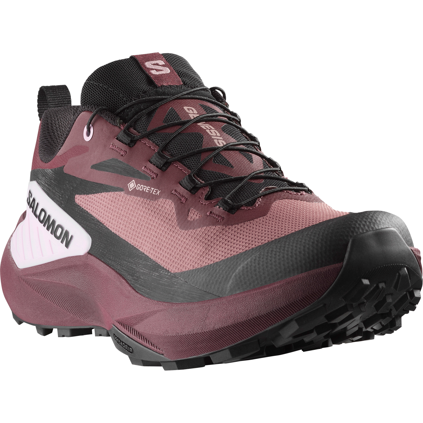Женские кроссовки Salomon Genesis GORE-TEX, цвет: Розовый серо-коричневый / Чёрный — фото 5