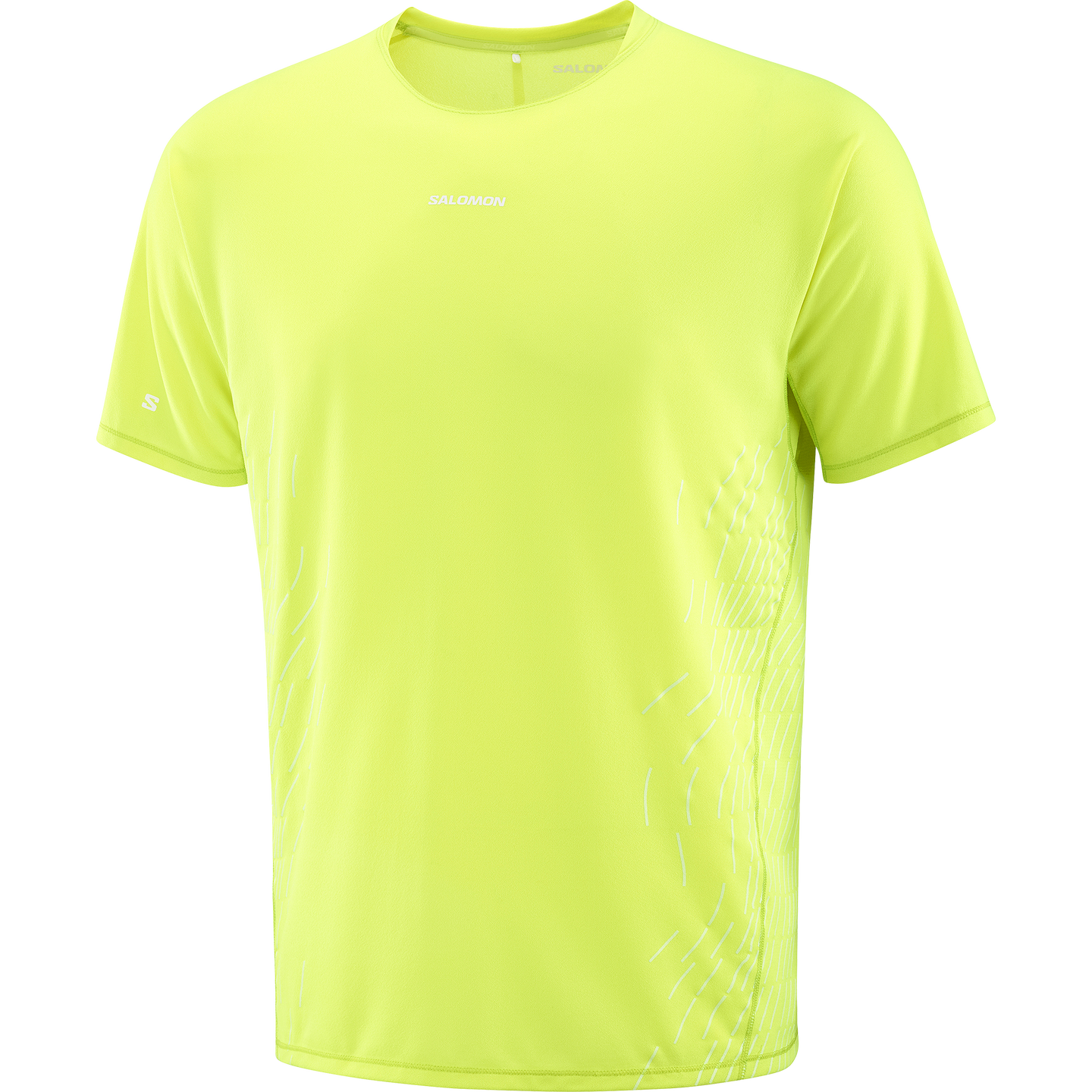 Футболка Salomon Sense Aero Graphic, цвет: Лаймовый — фото 4