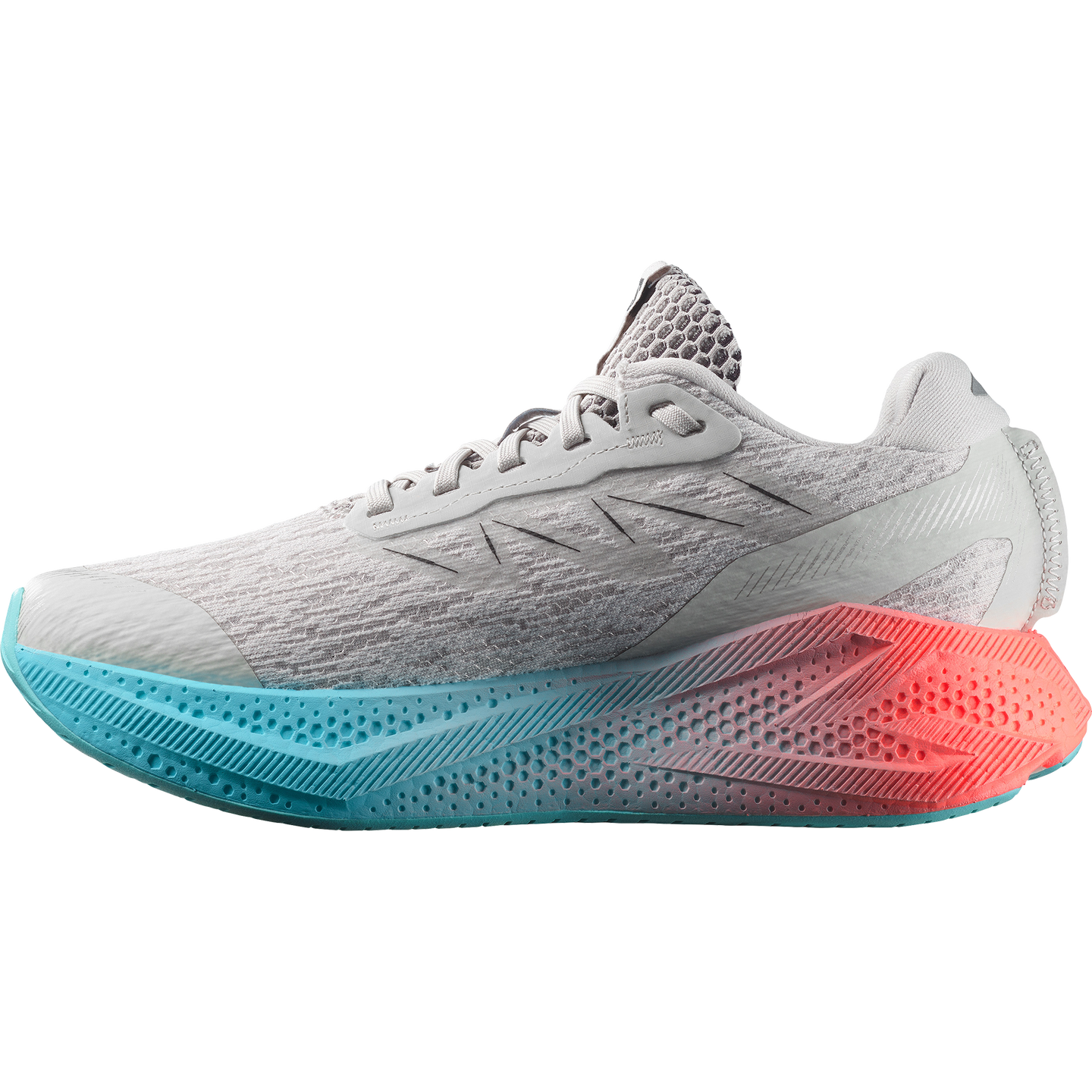 Женские кроссовки Salomon Aero Glide 4 Gradient, цвет: Серый фиолетовый / Чёрный — фото 3