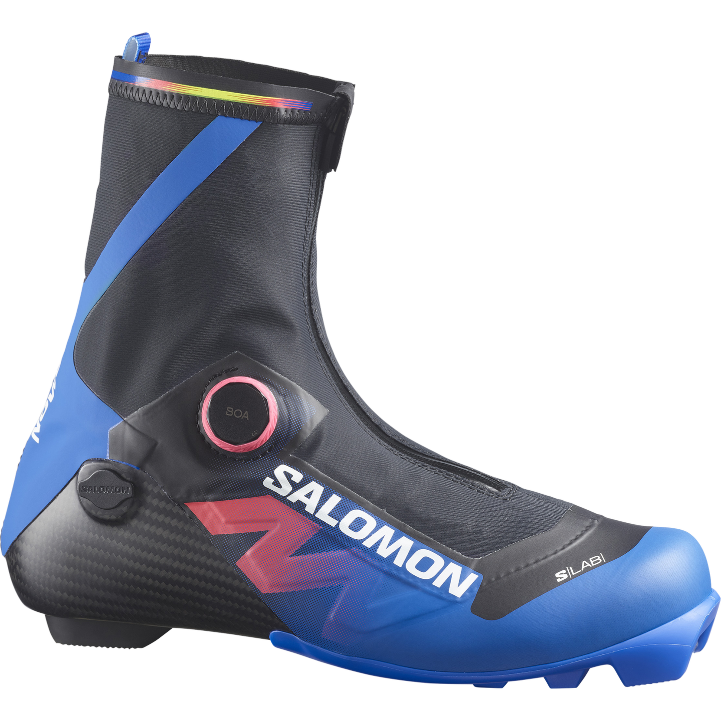 Ботинки Salomon S/LAB Equipe Classic Boa®, цвет: Чёрный / Синий — фото 1