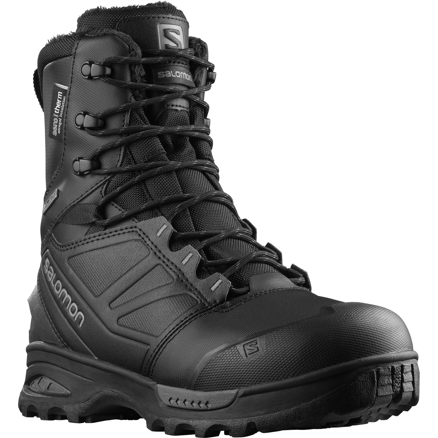 Кроссовки Salomon Toundra Pro Climasalomon™ Waterproof, цвет: Чёрный — фото 4