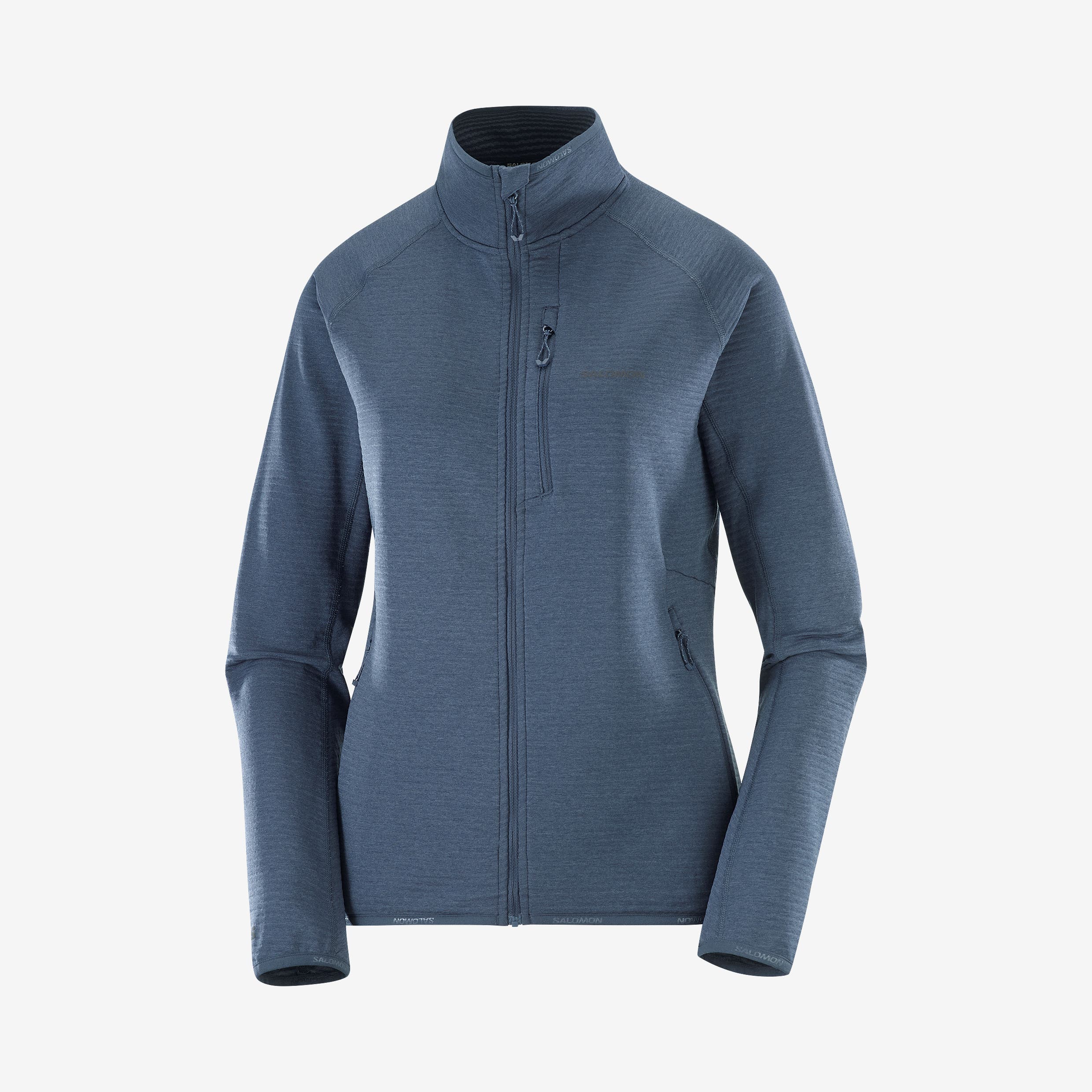 ESSENTIAL LIGHTWARM Women's Full Zip Midlayer Jacket | Salomon ESSENTIAL LIGHTWARM Women's Full Zip Midlayer Jacket | Salomon
