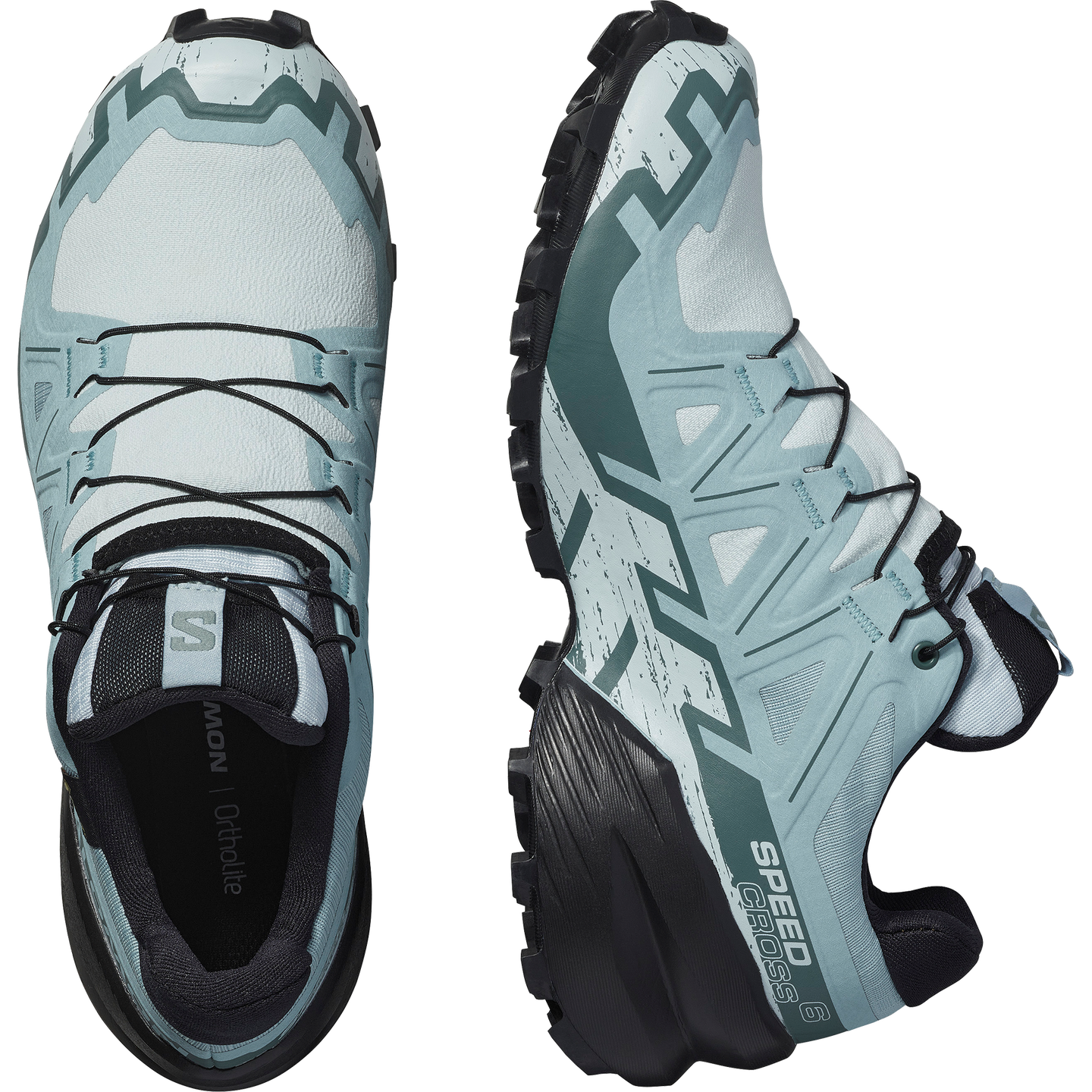 Мужские кроссовки Salomon Speedcross 6 GORE-TEX, цвет: Синий / Чёрный — фото 2