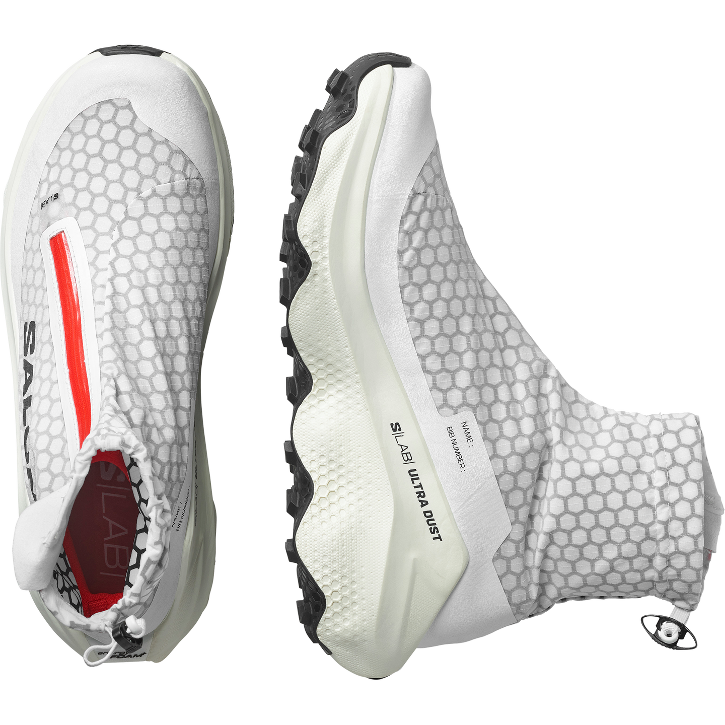 Кроссовки Salomon S/LAB Ultra Dust, цвет: Белый / Красный — фото 2