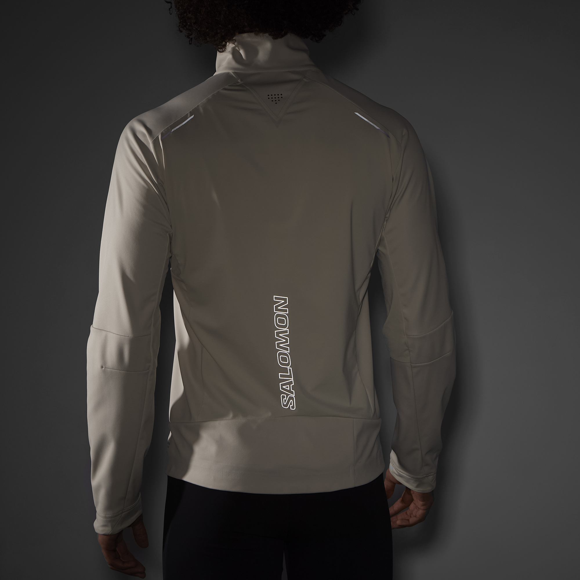  RECON SHELL （WINDSTOPPER） Salomon Gore-Tex Windstopper Kadın Softshell - Siyah