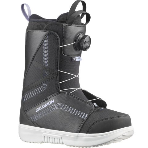 Женские ботинки для сноуборда Salomon Scarlet Boa®, цвет: Чёрный / Фиолетовый