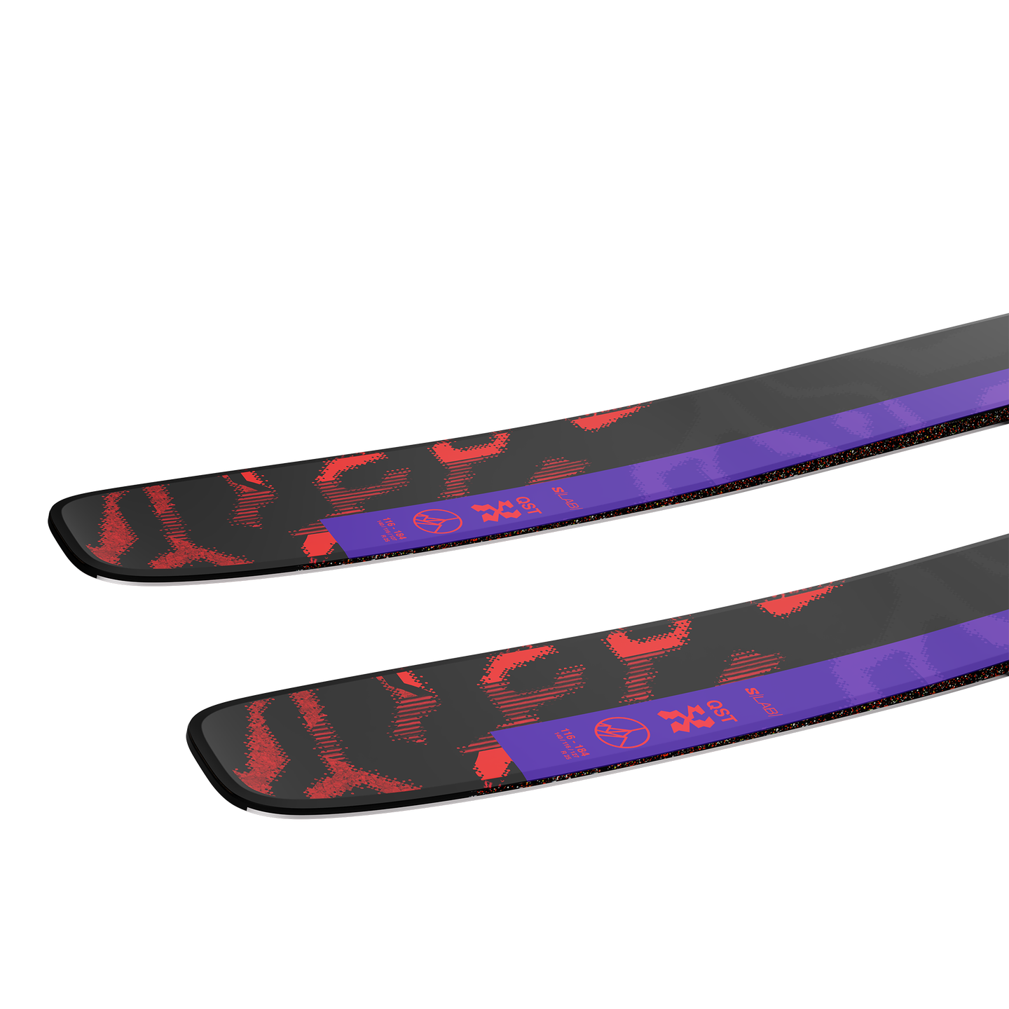 Лыжи Salomon S/LAB QST X, цвет: Чёрный / Красный — фото 6