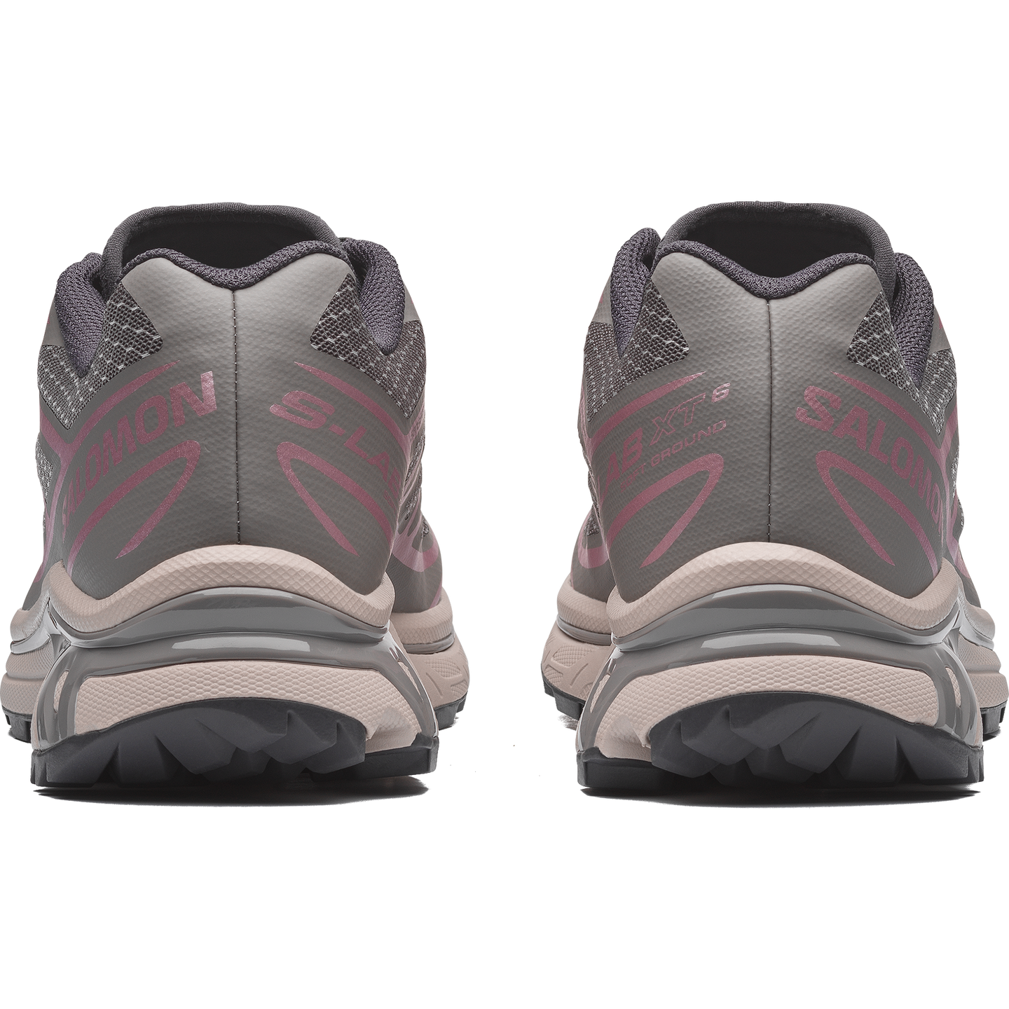 Кроссовки Salomon XT-6 Steel Streets, цвет: Розовый / Железный — фото 4