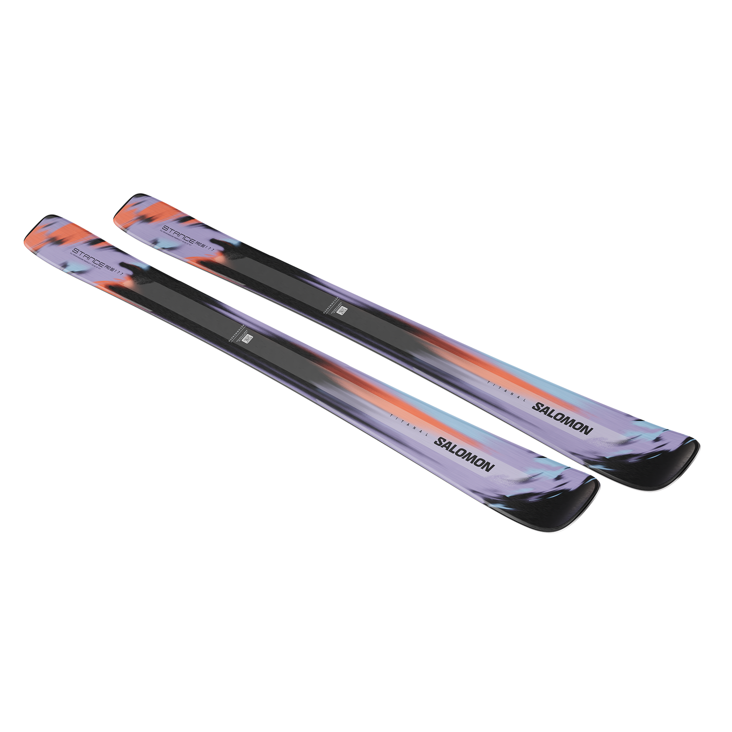 Лыжи Salomon Stance Pro 86, цвет: Фиолетовый / Чёрный — фото 7
