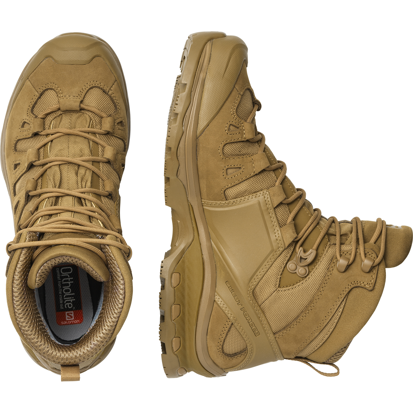 Обувь Salomon Quest 4D GORE-TEX Forces 2, цвет: Коричневый — фото 2