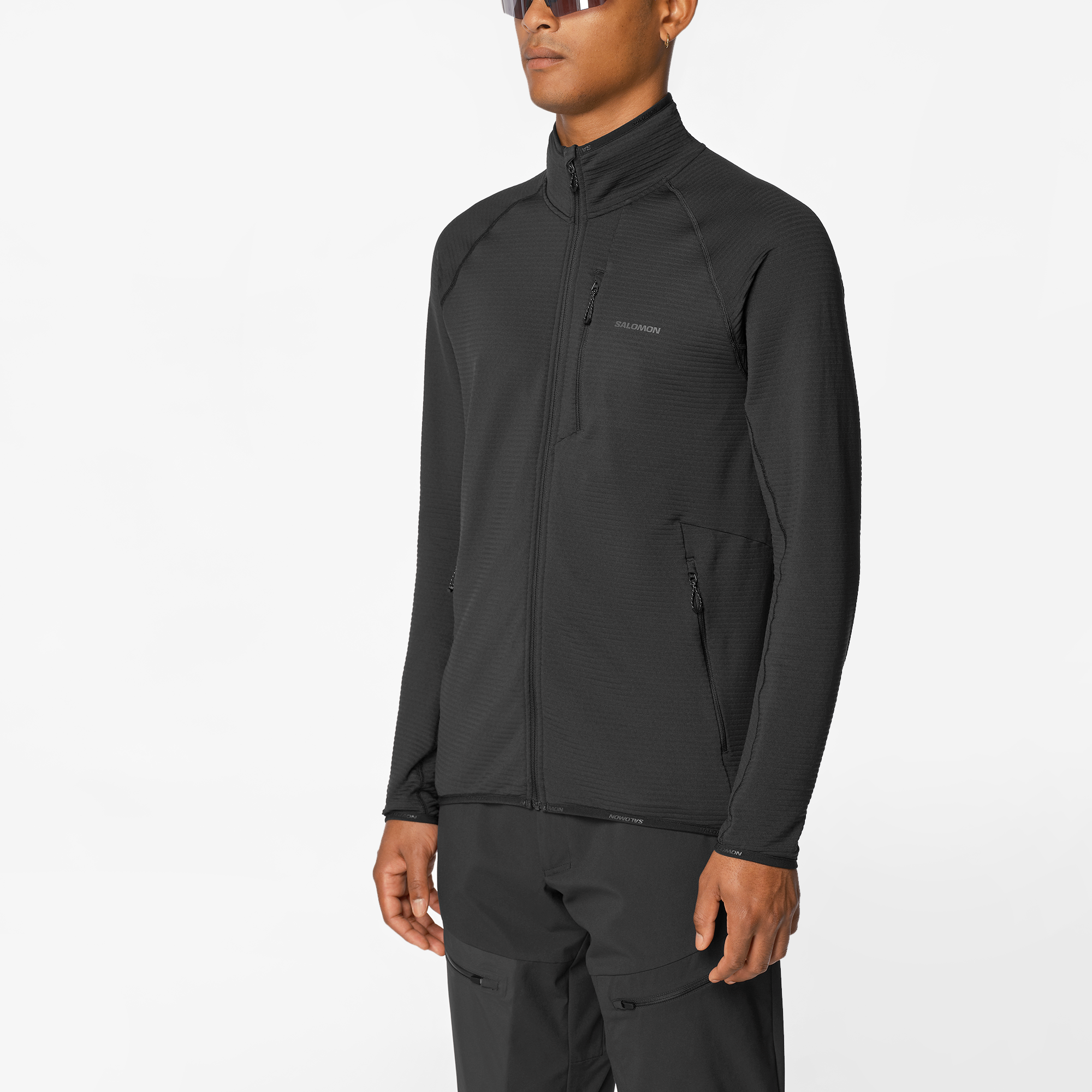 ESSENTIAL LIGHTWARM Men's Full Zip Midlayer Jacket | Salomon