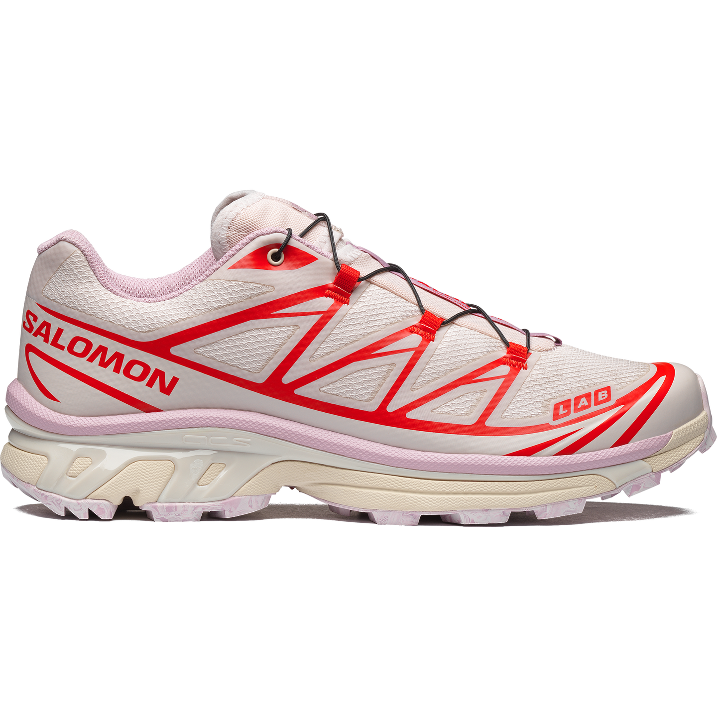 Кроссовки Salomon XT-6 Nostalgia, цвет: Сиреневый пепельный / Розовый — фото 1