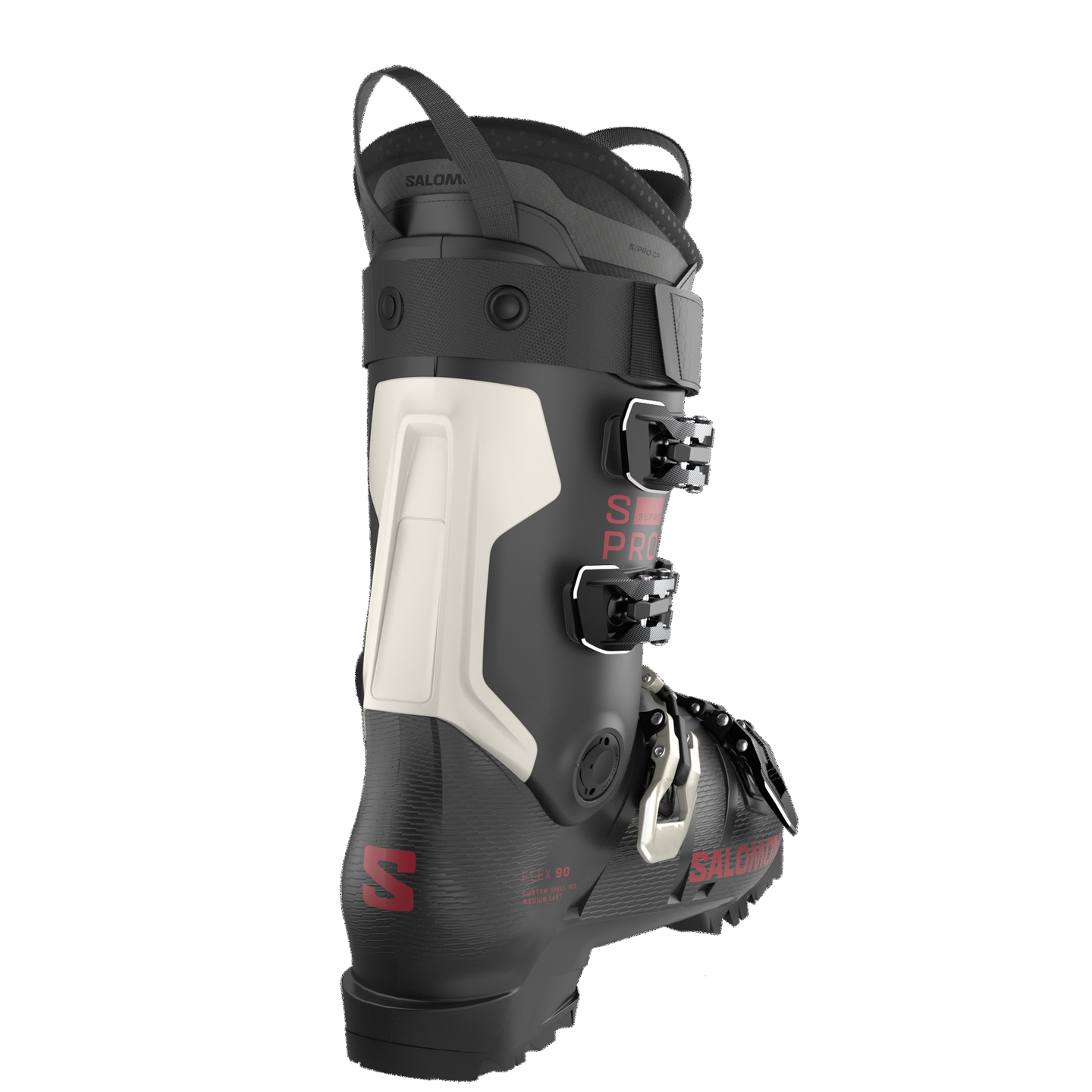 Мужские горнолыжные ботинки Salomon S/PRO Supra 90, цвет: Чёрный / Серый — фото 2