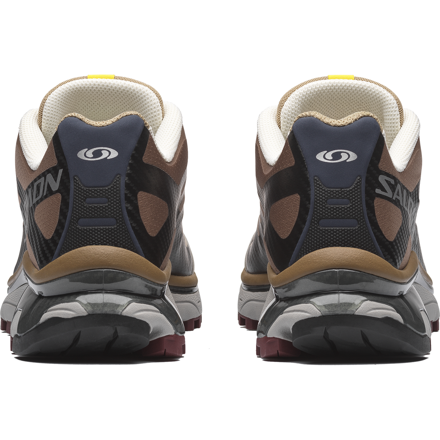 Кроссовки Salomon XT-4 OG, цвет: Чёрный / Пустынный рыжевато-коричневый — фото 4