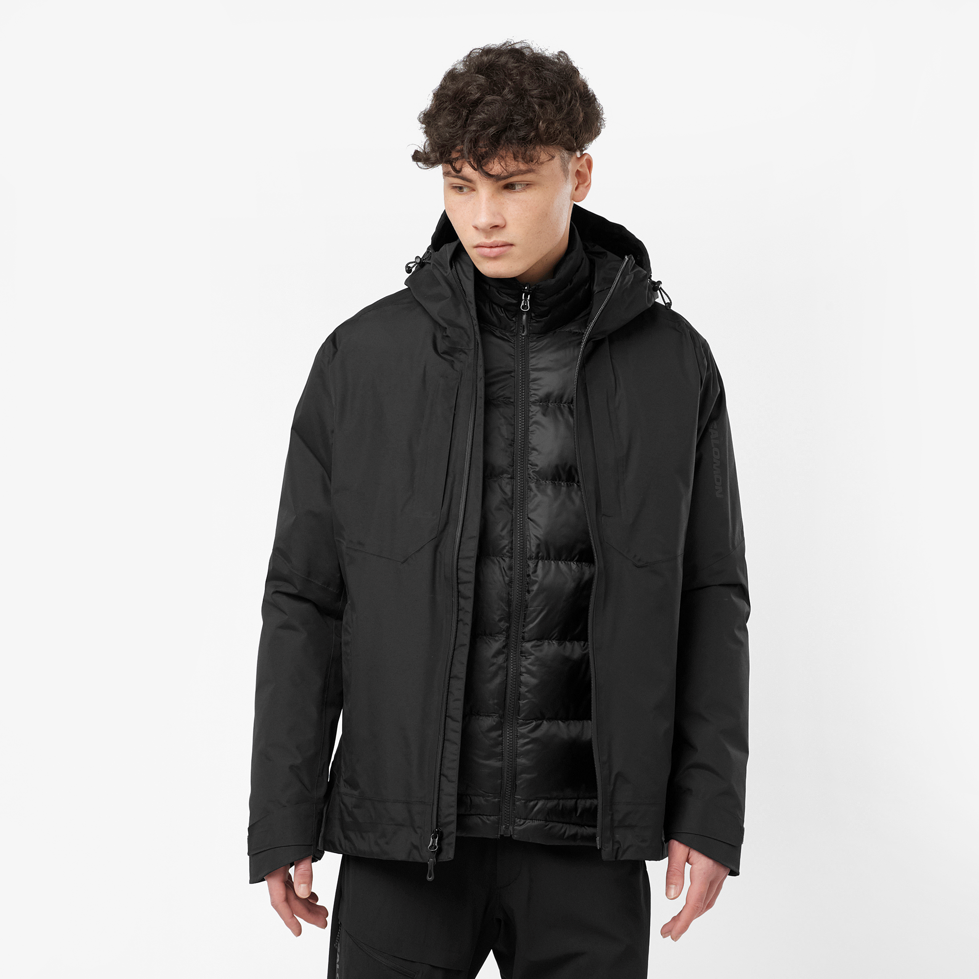 PATROLLER 3-IN-1 DOWN Men's Hooded Down Jacket | Salomon