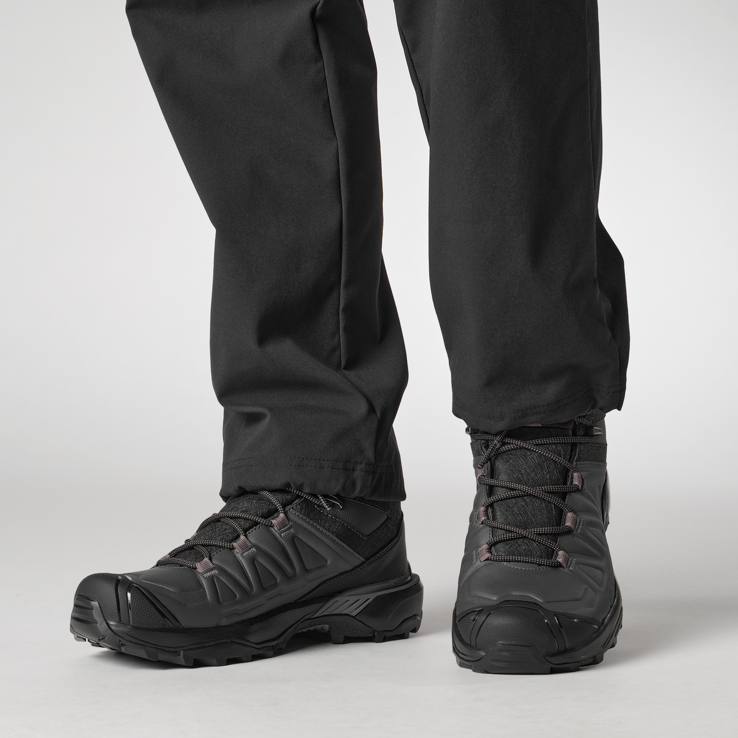 Ботинки Salomon X Ultra Snowpilot водонепроницаемые, цвет: Чёрный / Асфальтовый — фото 4