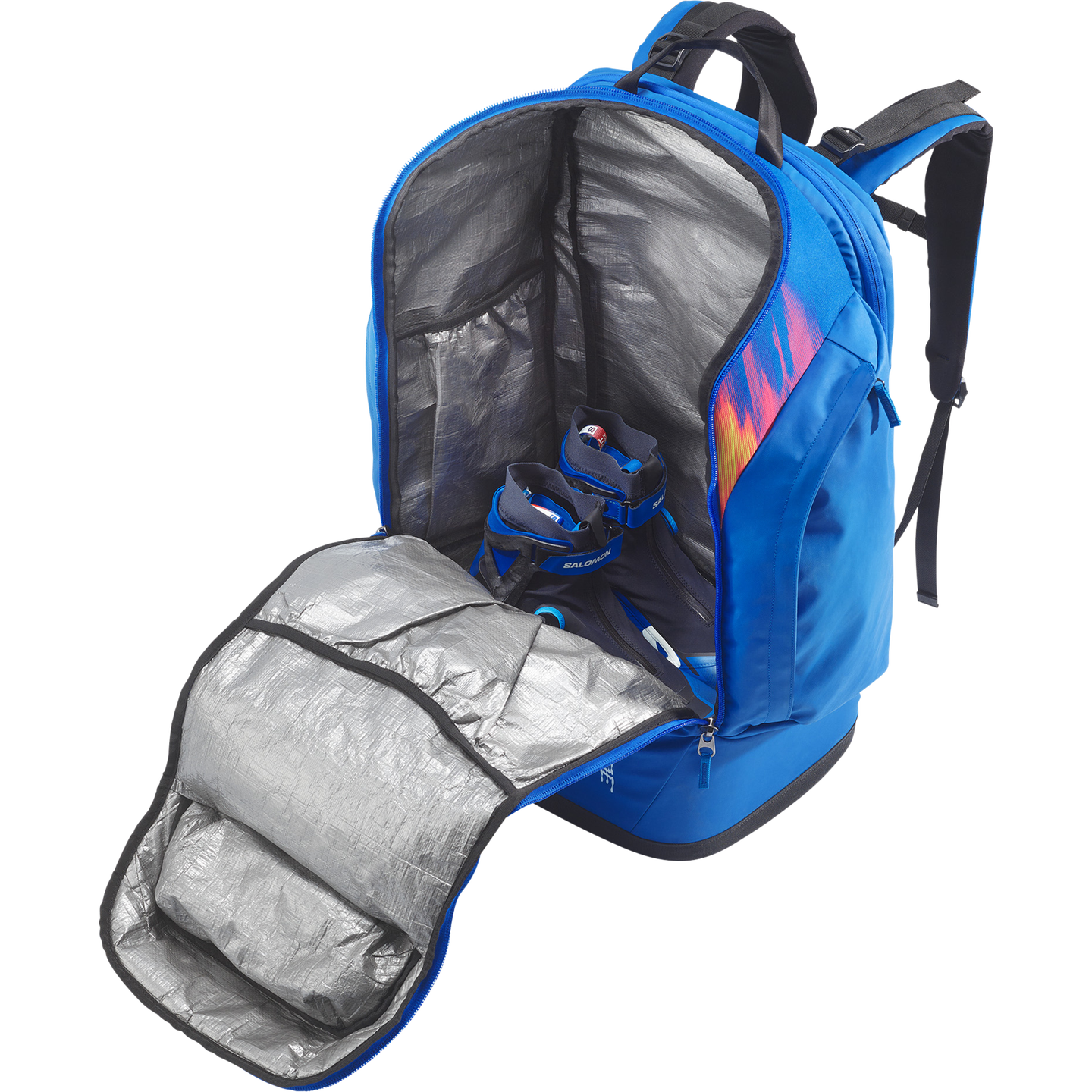 Сумка Salomon GO TO Snow 50, цвет: Синий / Красный — фото 4