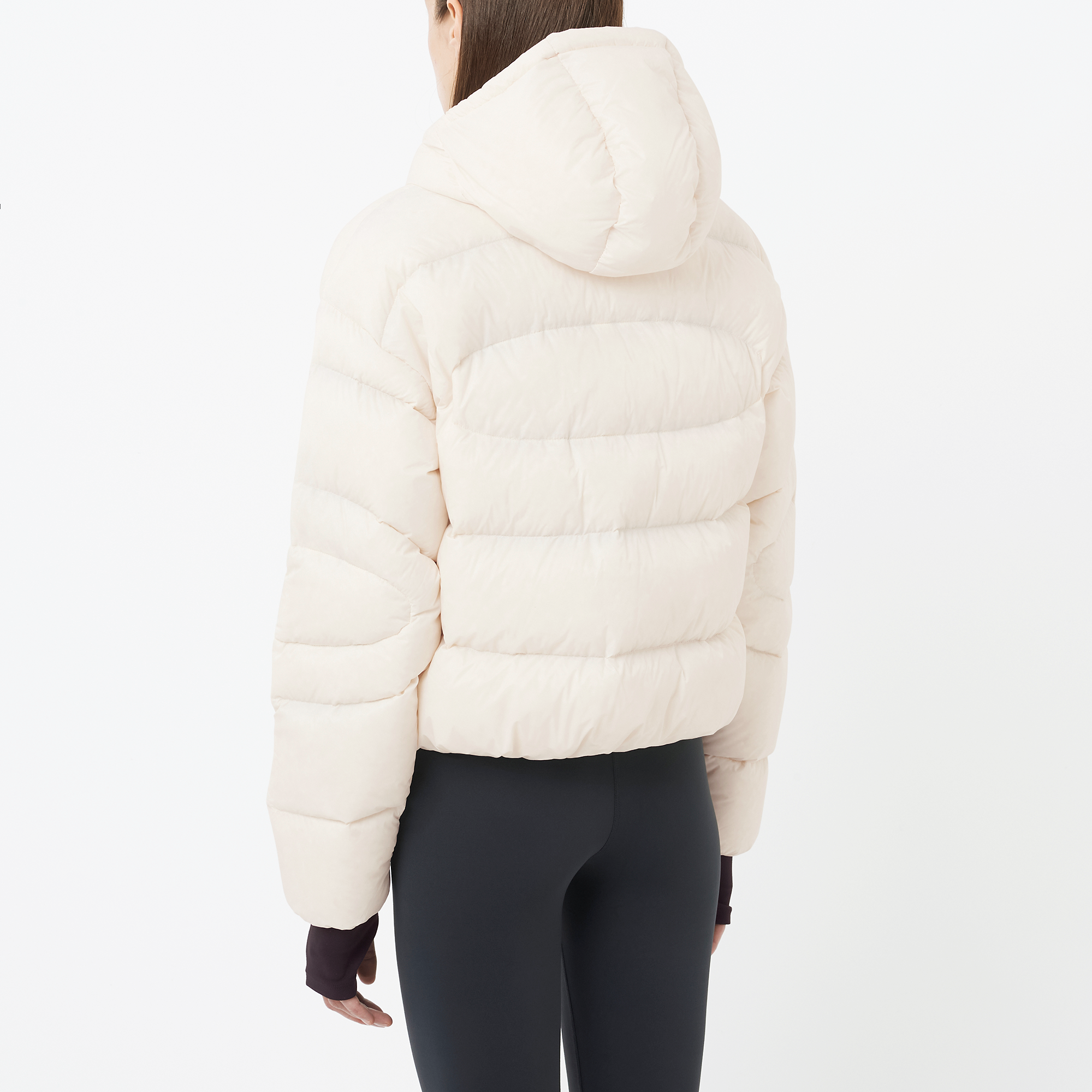 OUTLINE NOV CROP DOWN W Women's Hooded Down Jacket Salomon