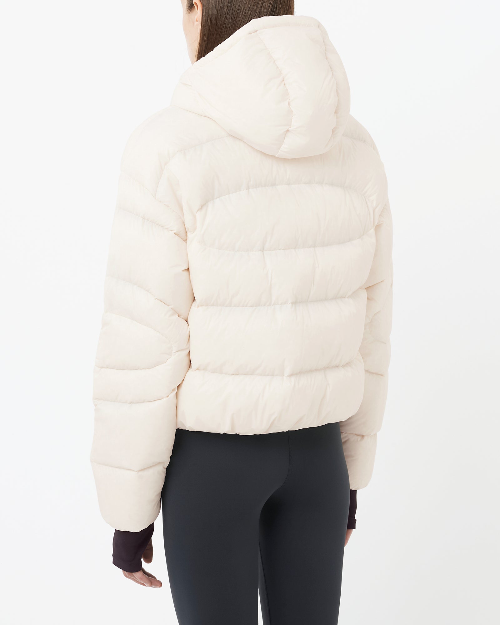 OUTLINE NOV CROP DOWN W Women's Hooded Down Jacket Salomon