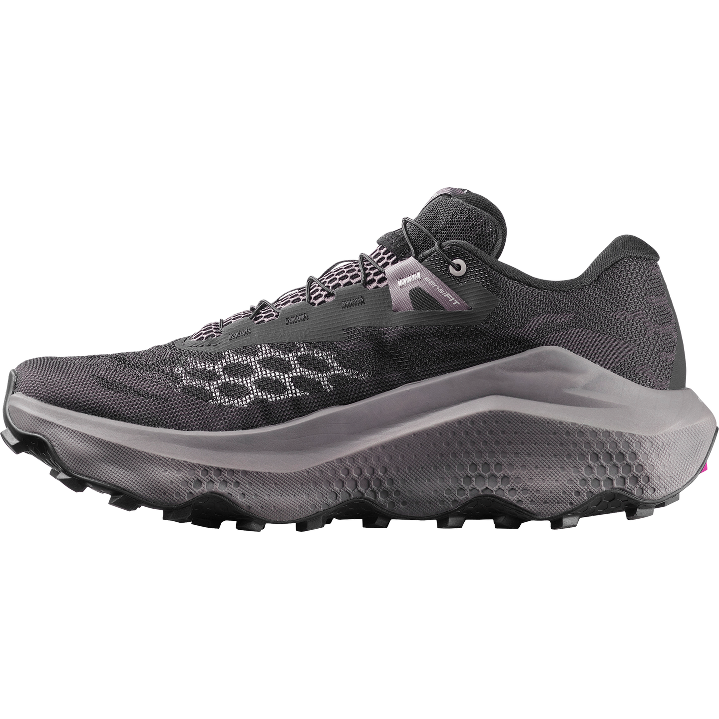 Мужские кроссовки Salomon Ultra Glide 4, цвет: Чёрный / Тёмный серый — фото 3