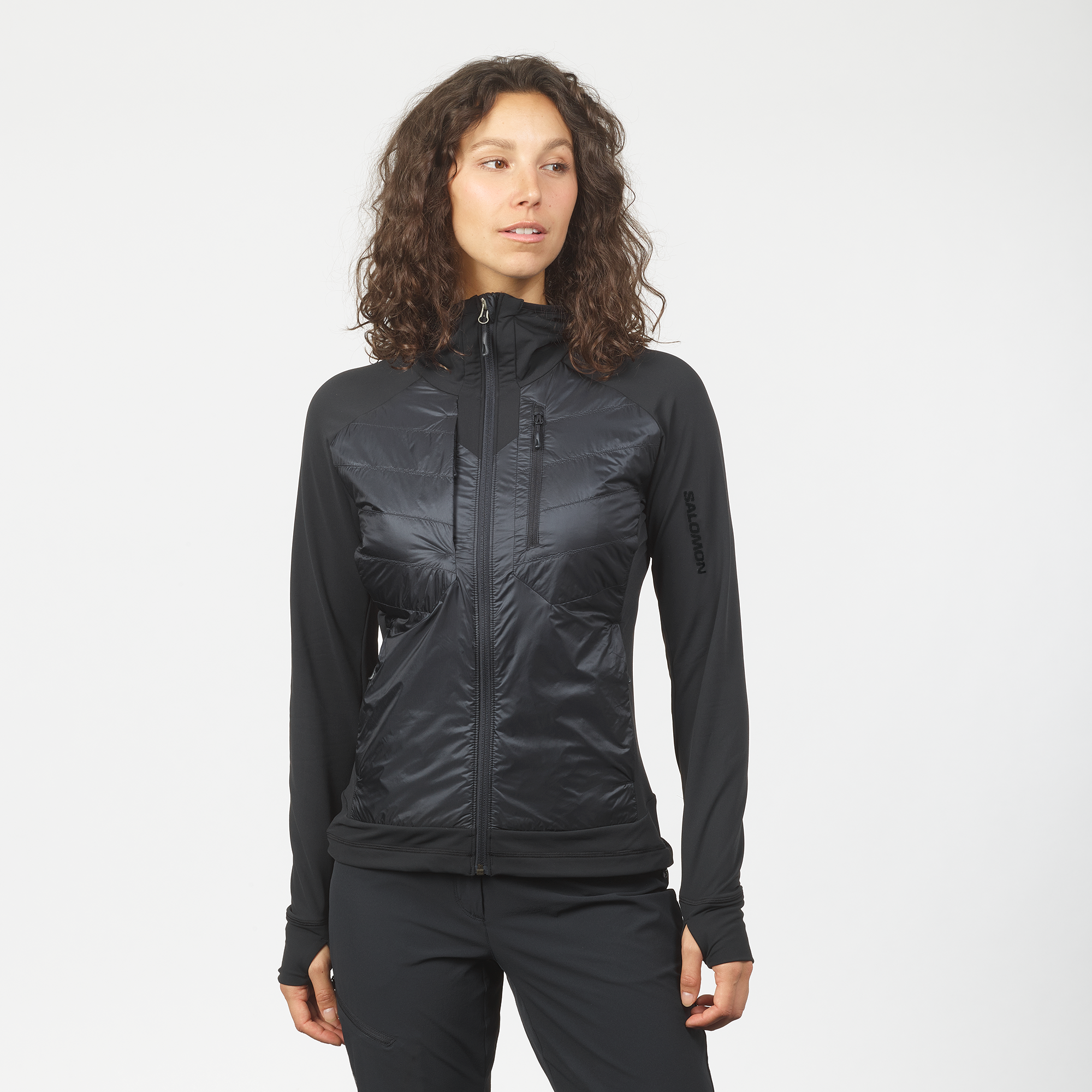 ELIXIR HYBRID Women's Insulated Hooded Jacket | Salomon