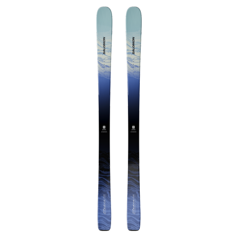Женские лыжи Salomon Stance Pro 82, цвет: Синий / Лаймовый кремовый
