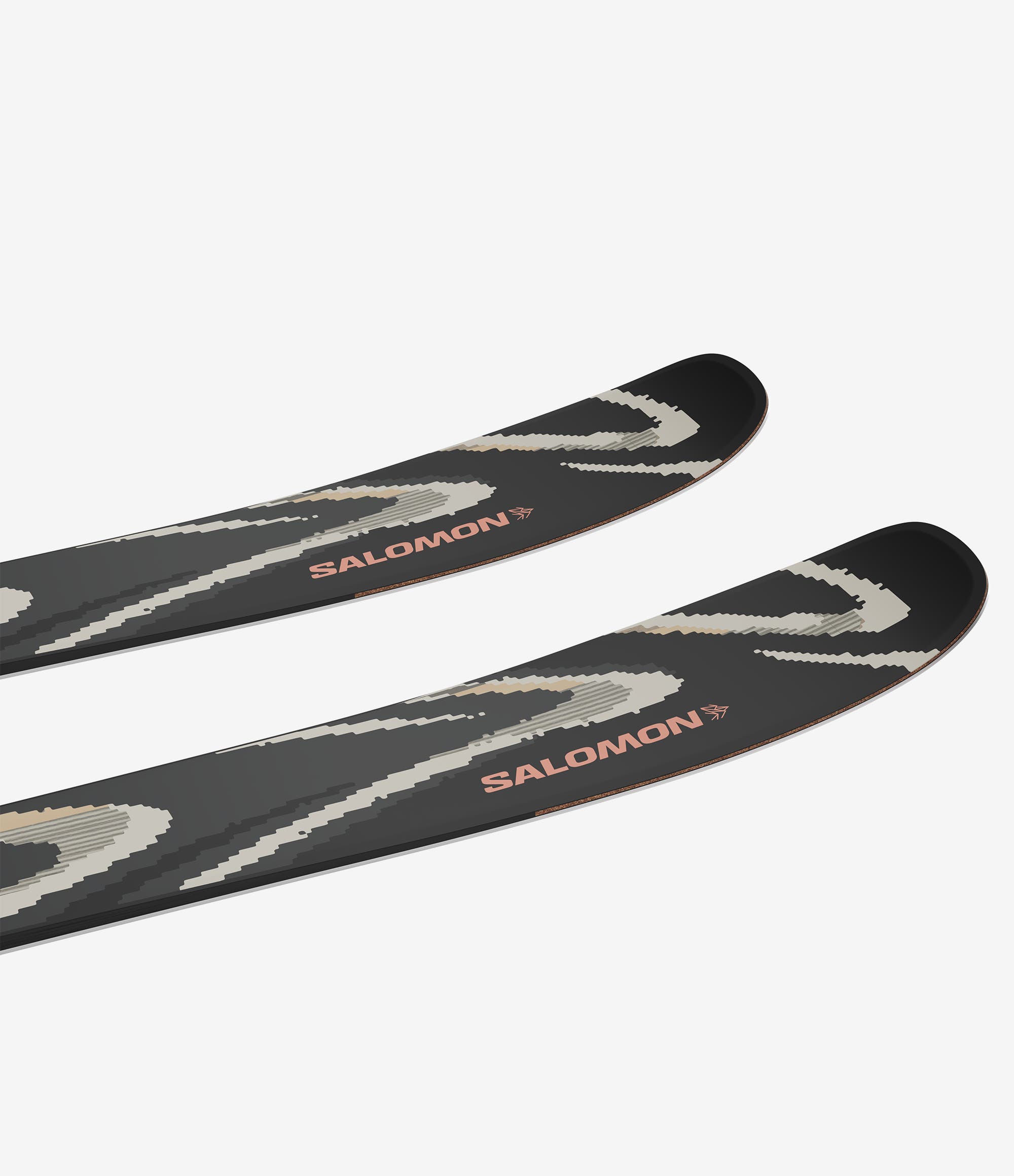 salomon black ski Origins Intense Skis + Z10 Ti Bindings the Salomon Depart 02 are all Salomon Shift 10 MN
