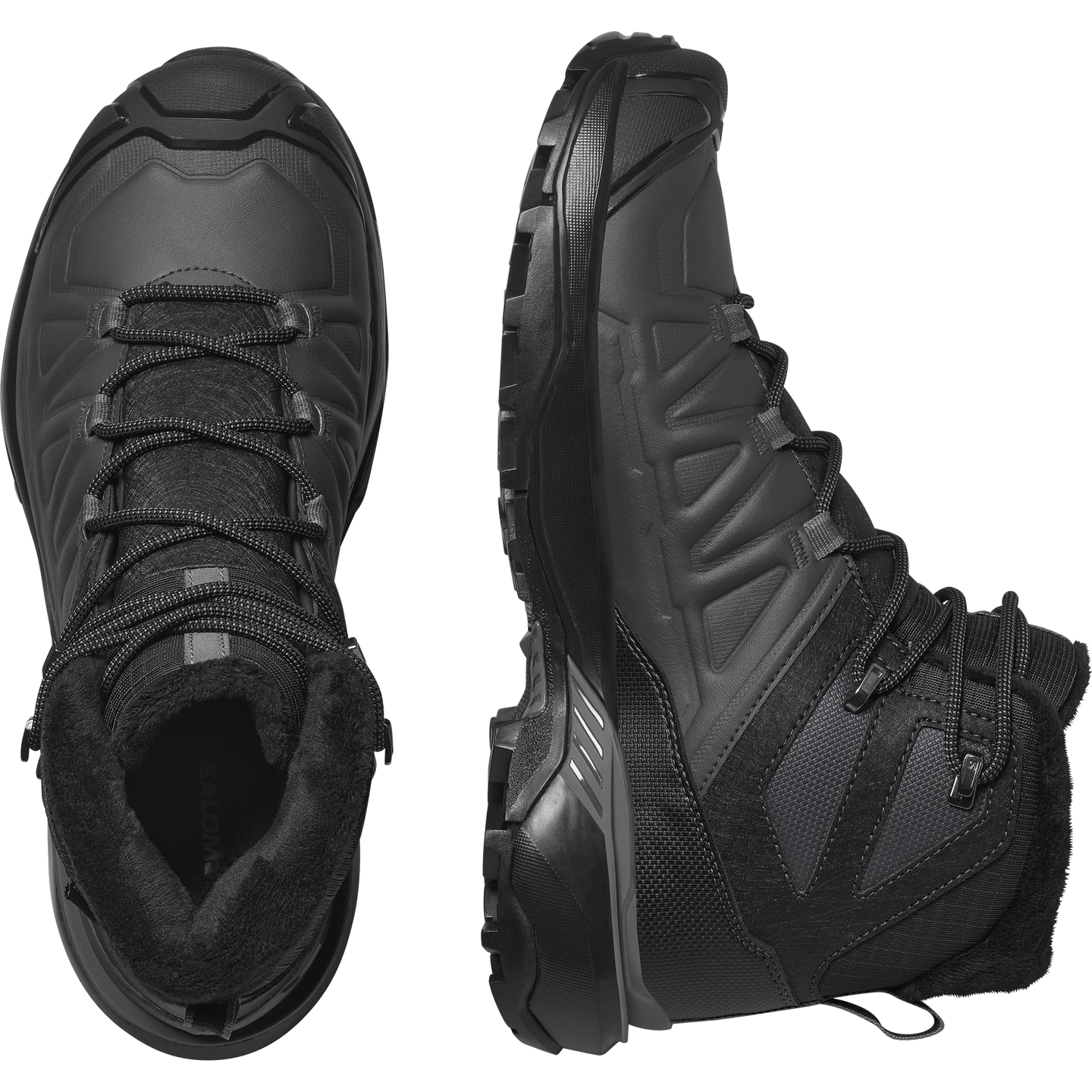 Ботинки Salomon X Ultra Snowpilot водонепроницаемые, цвет: Чёрный / Асфальтовый — фото 2