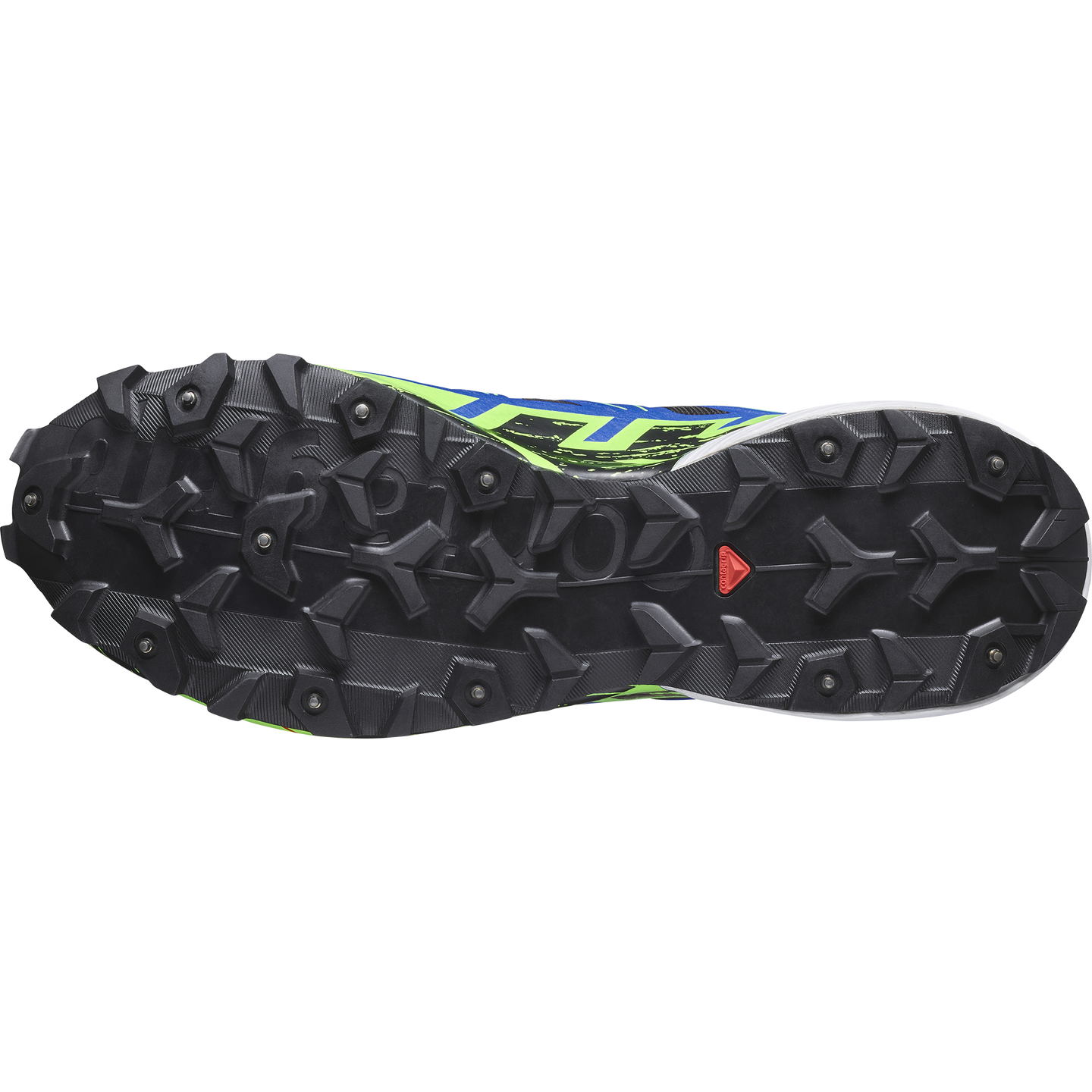 Кроссовки Salomon Spikecross 6 GORE-TEX, цвет: Чёрный / Зелёный — фото 7