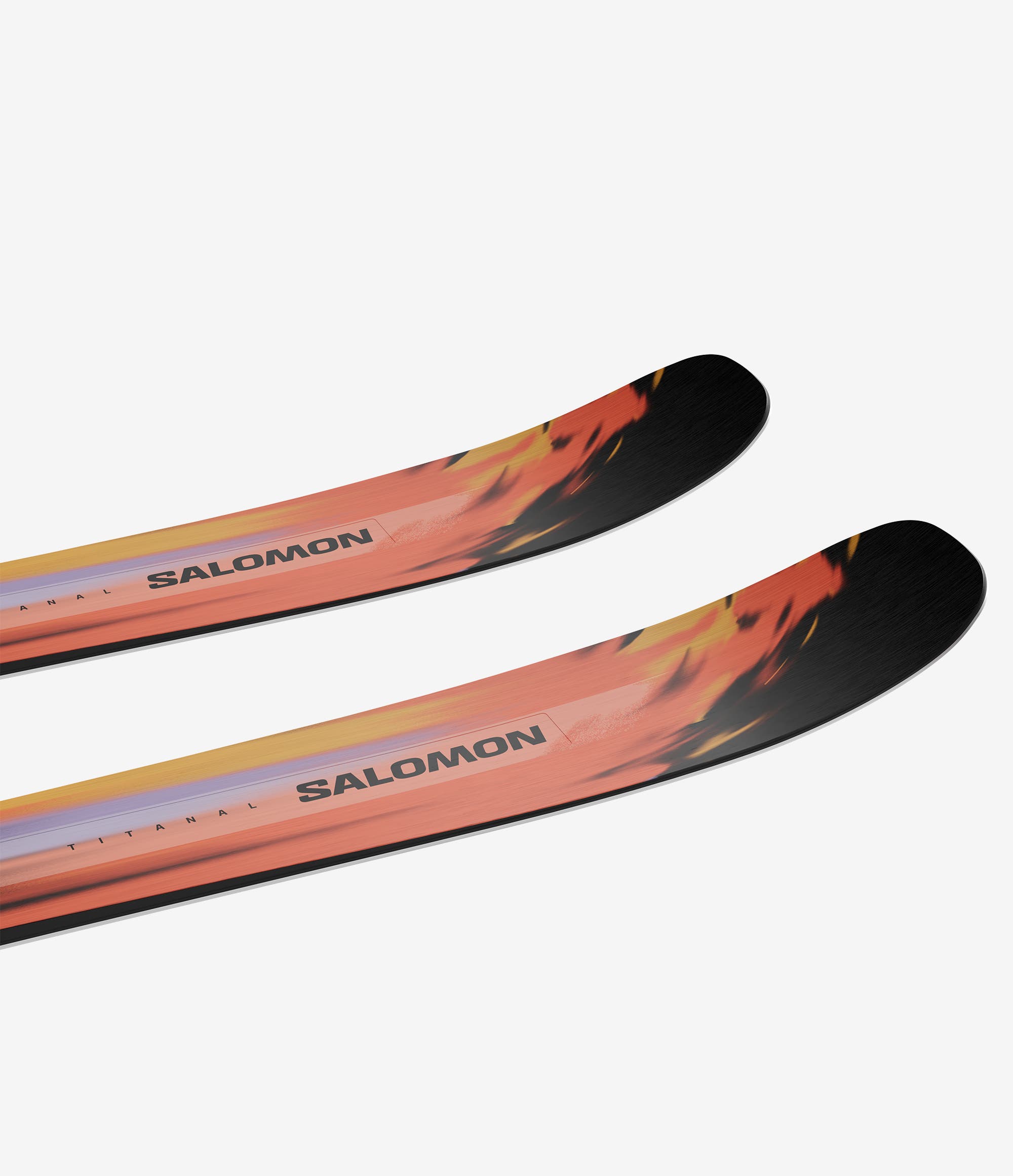 orange salomon skis QST 106 | 2025 inspiring in soft snowbut its now stronger Salomon X Scream Series Alpine