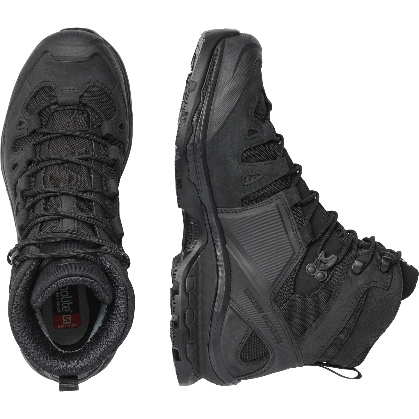 Обувь Salomon Quest 4D GORE-TEX Forces 2 EN, цвет: Чёрный — фото 2
