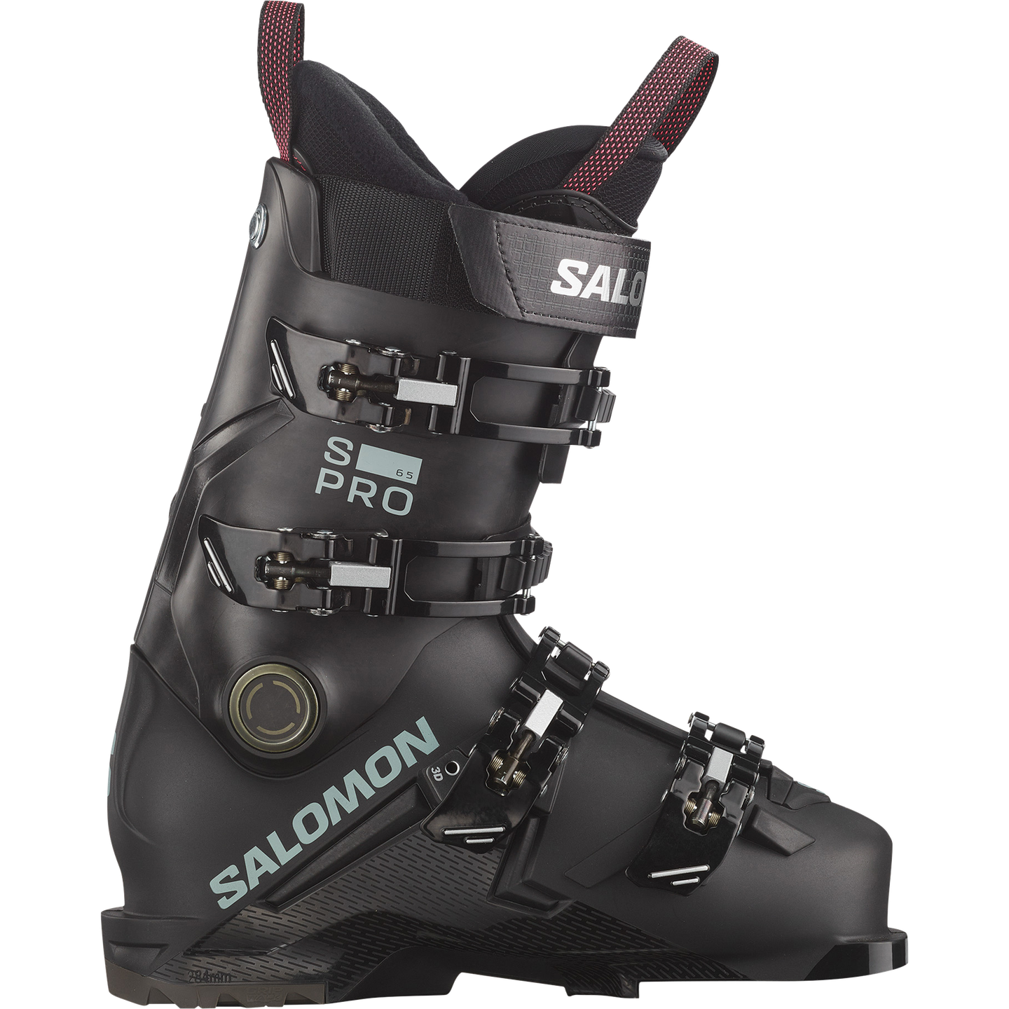 Детские горнолыжные ботинки Salomon S/Pro 65, цвет: Чёрный — фото 1