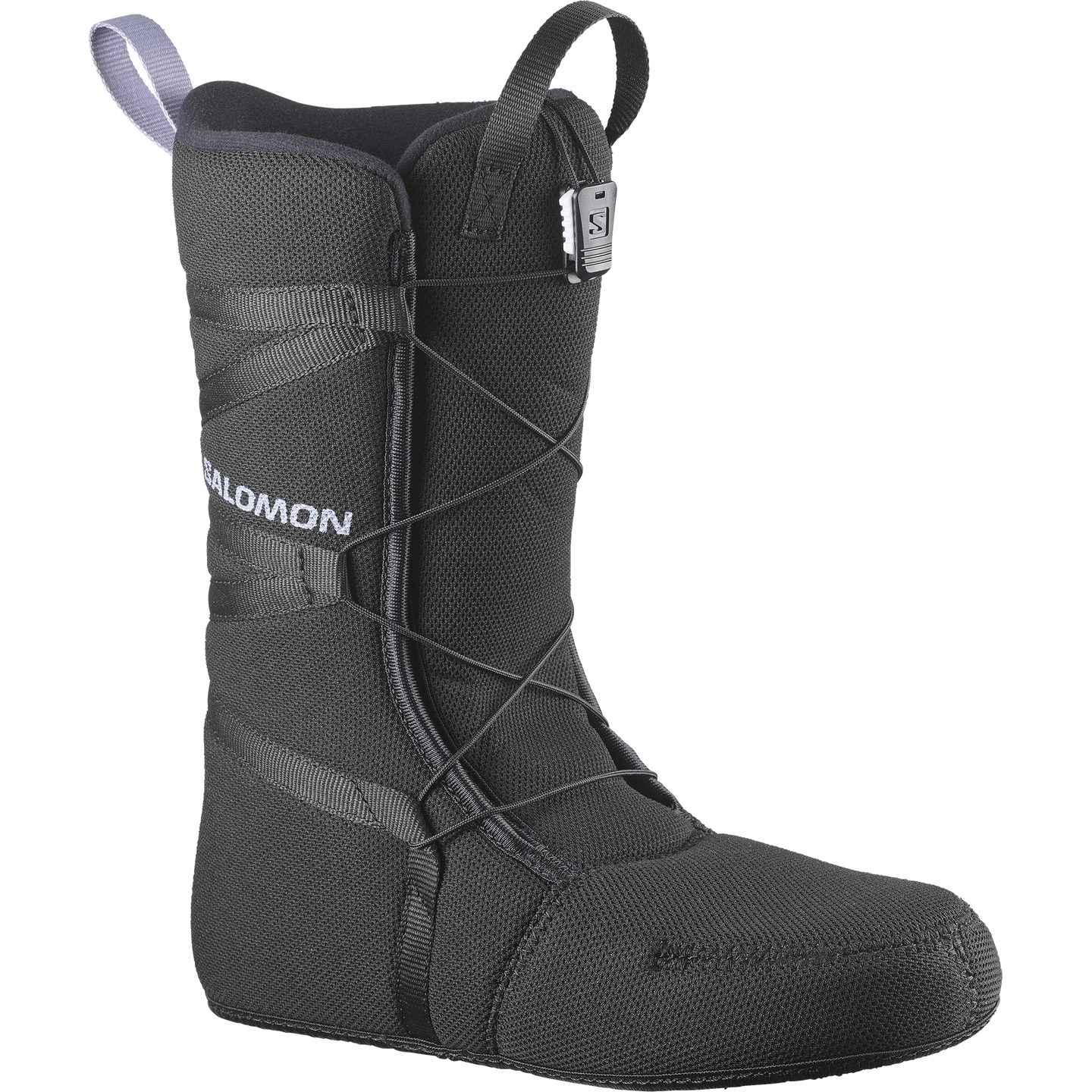 Женские ботинки для сноуборда Salomon Scarlet Boa®, цвет: Чёрный / Фиолетовый — фото 4