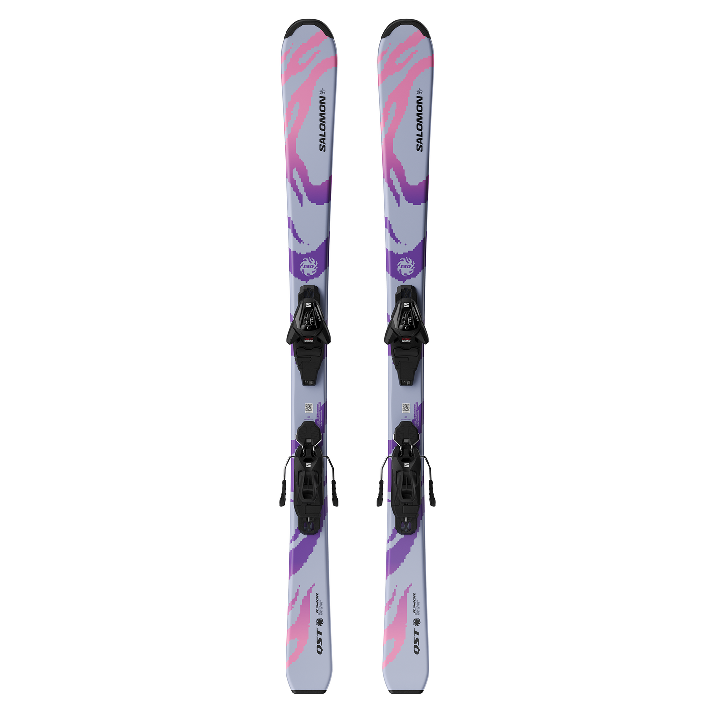 Лыжи Salomon Qst Cosmic Sky M (and L6), цвет: Небесно-голубой / Пастельный розовый
