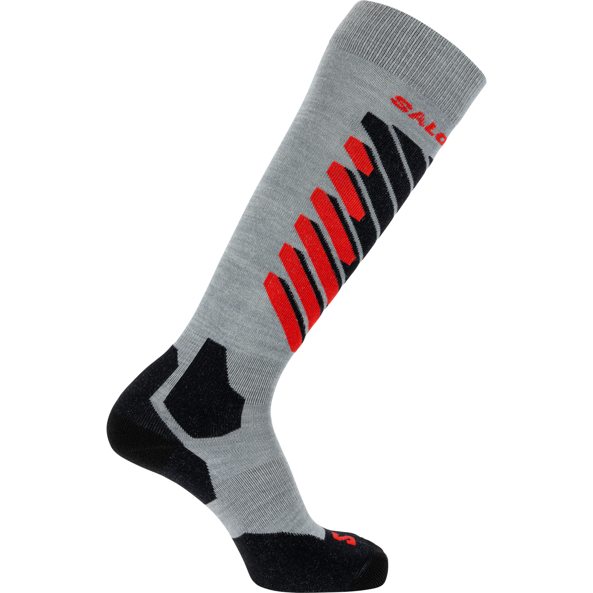 Light Grey. / BLACK / Fiery Red