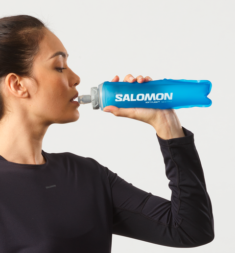Мягкая фляга Salomon Soft Flask Ultra 42 объёмом 500 мл, цвет: Прозрачный синий