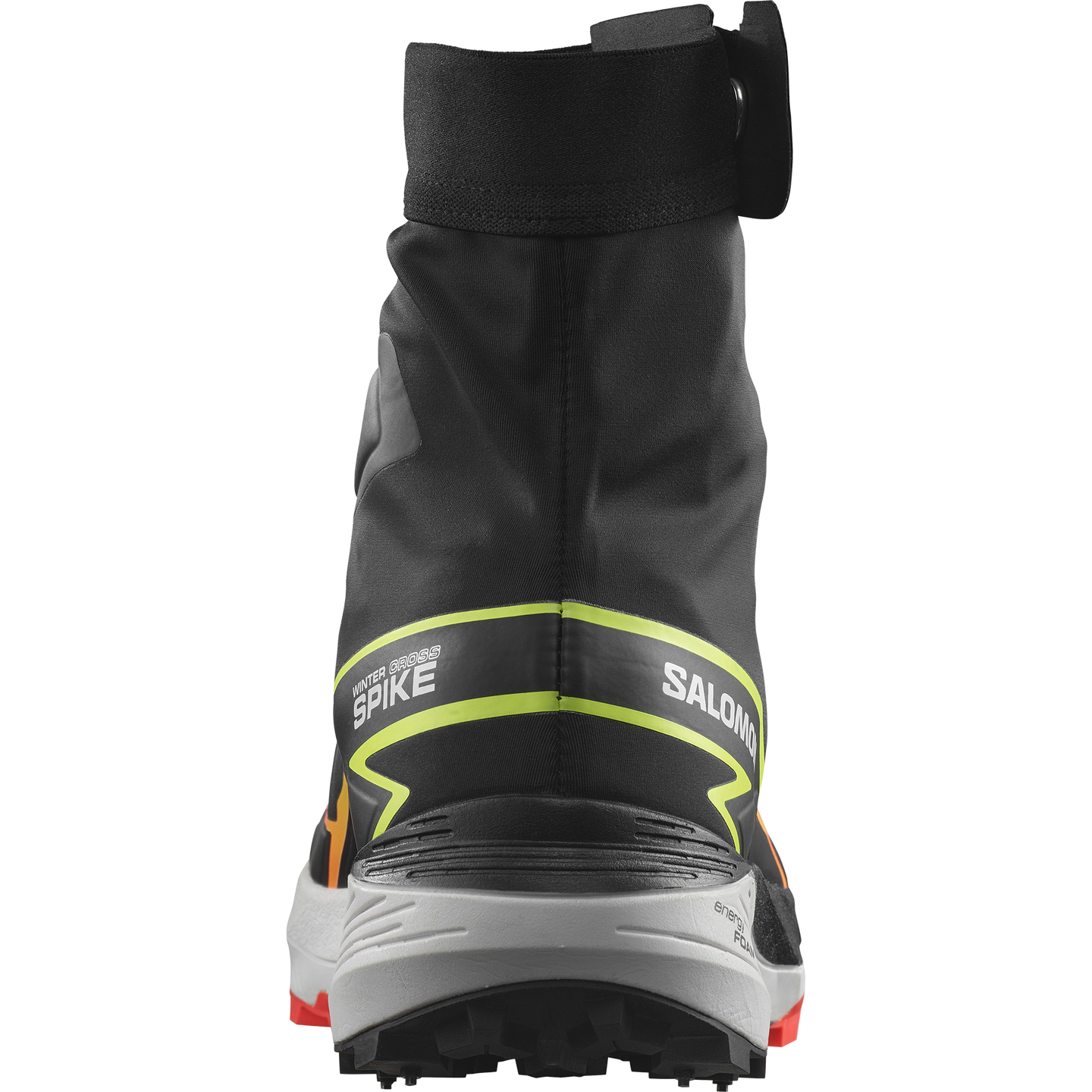 Кроссовки Salomon Winter Cross Spike, цвет: Чёрный / Неоновый — фото 6