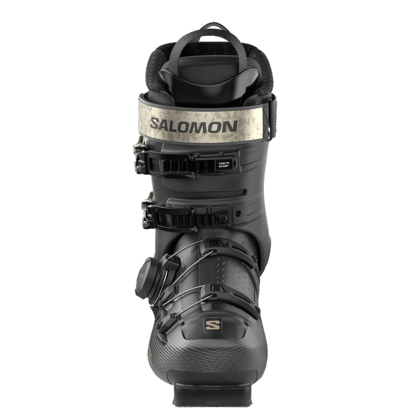 Женские горнолыжные ботинки Salomon S/Pro Supra S Boa 85, цвет: Чёрный / Светлый бронзовый — фото 4