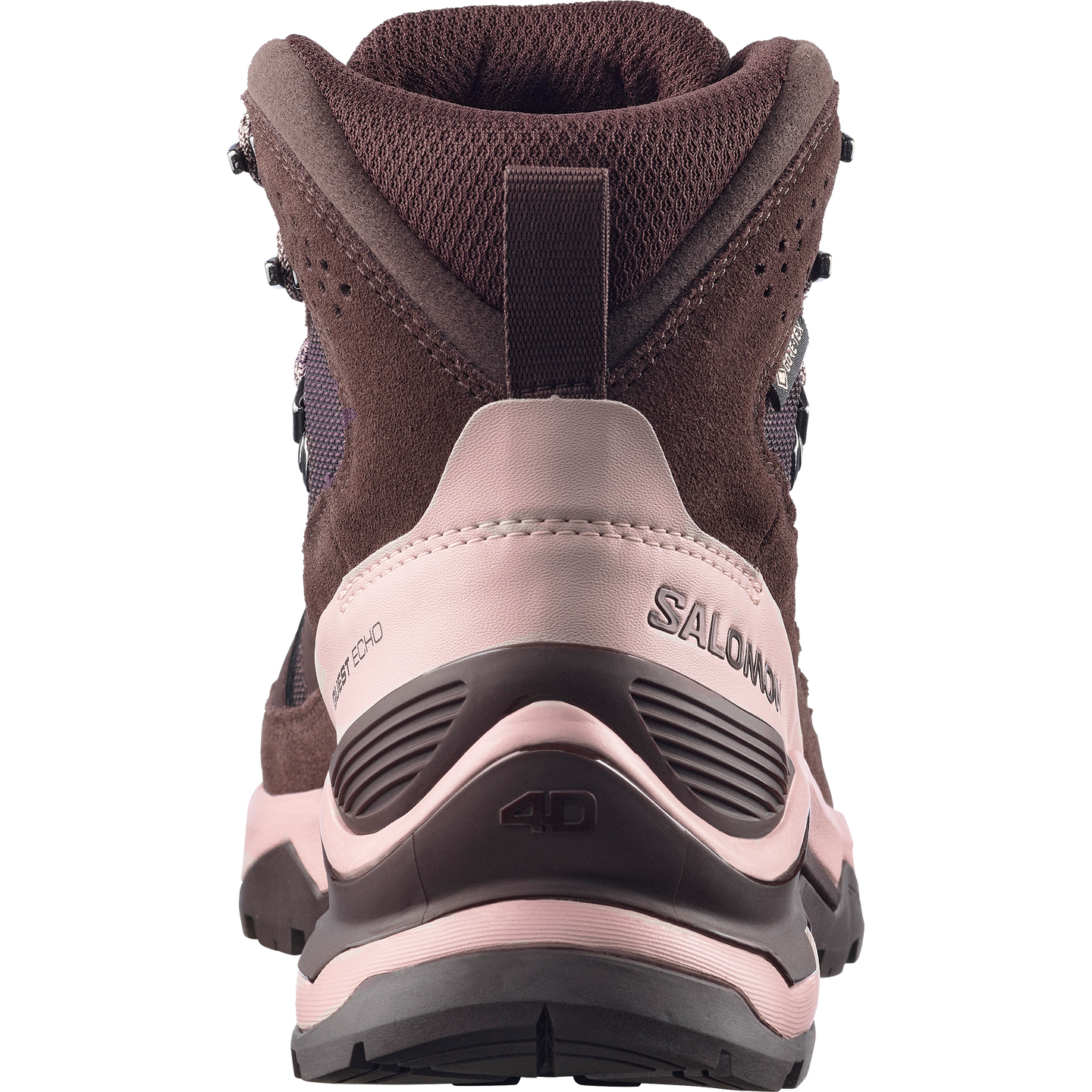 Обувь Salomon Quest Echo Gore Tex, цвет: Чёрный кофейный / Теневой серый — фото 6