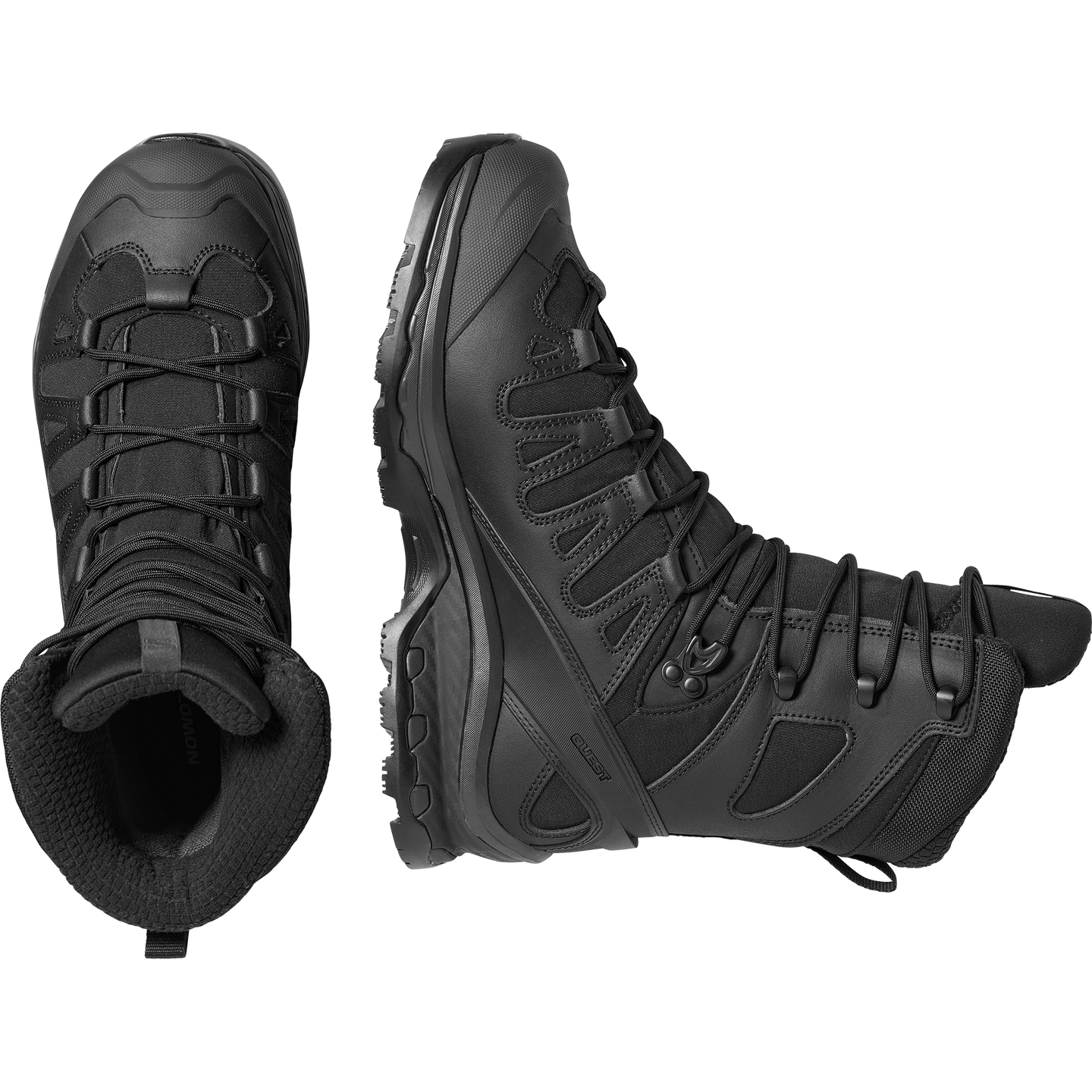 Обувь Salomon Quest Cold Weather Forces Waterproof EN, цвет: Чёрный — фото 2