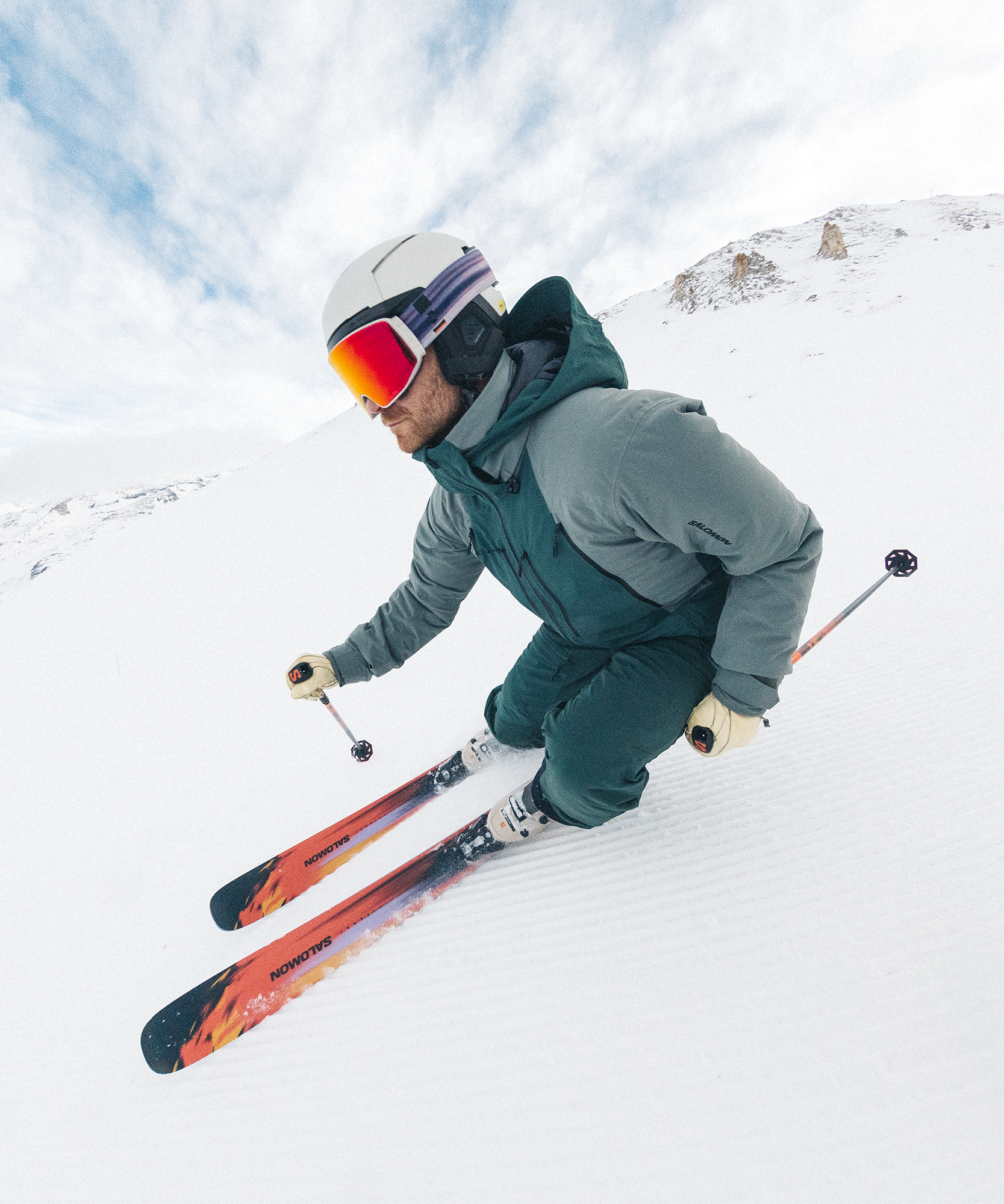 Stance Calze Diatonic Snow In Lana Merino – Strisce Colorate E Supporto Arco Plantare